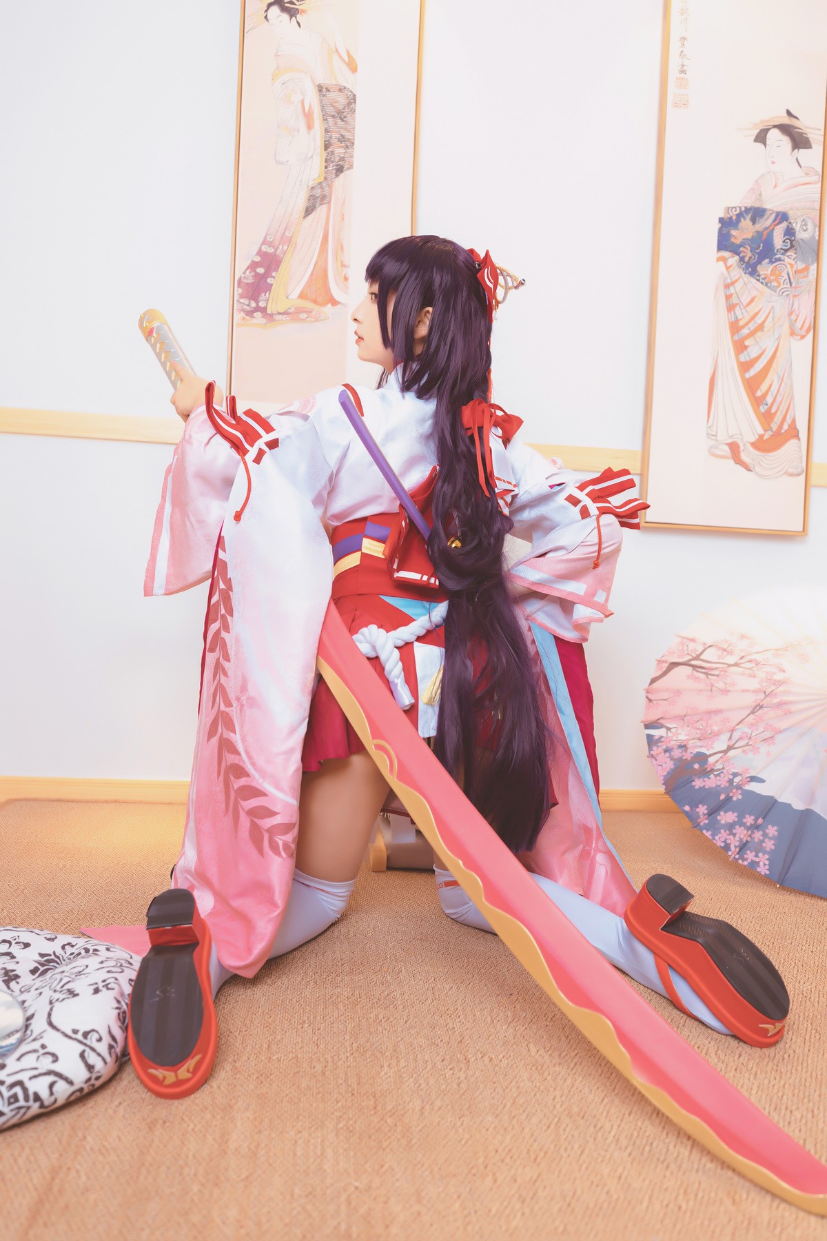xgyw.top_萝莉美女神楽板真冬刀之语主题私房性感日系风白色腿袜秀美腿完美诱惑写真150P