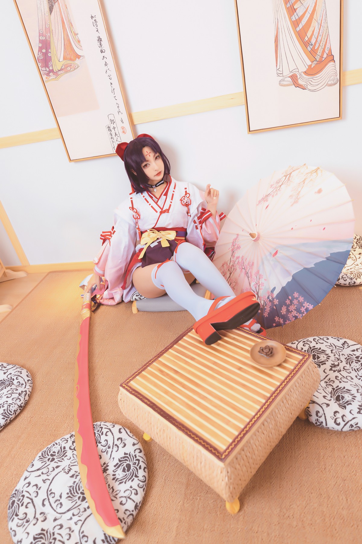 xgyw.top_萝莉美女神楽板真冬刀之语主题私房性感日系风白色腿袜秀美腿完美诱惑写真150P