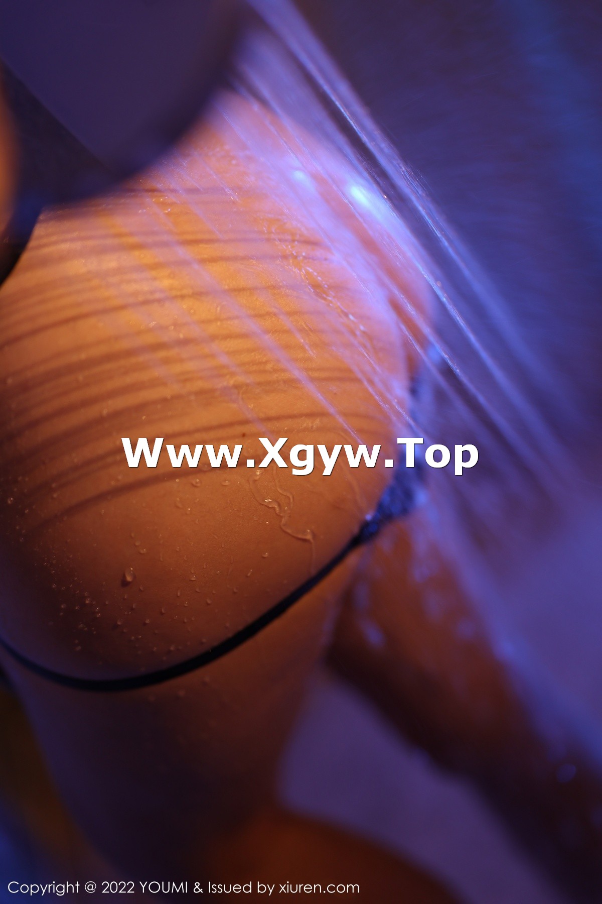 xgyw.top_[YouMi尤蜜荟]Vol.835_女神王雨纯私房性感黑色网纱内衣配黑丝吊袜秀油亮肌肤诱惑写真73P