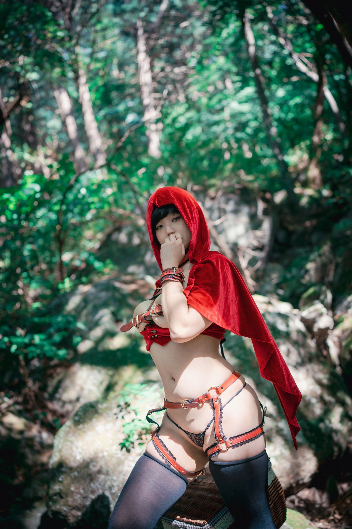 xgyw.top_[DJAWA]No.194_Mimmi_Naughty Red Hiring Hood主题户外红色情趣服饰惹火诱惑写真125P