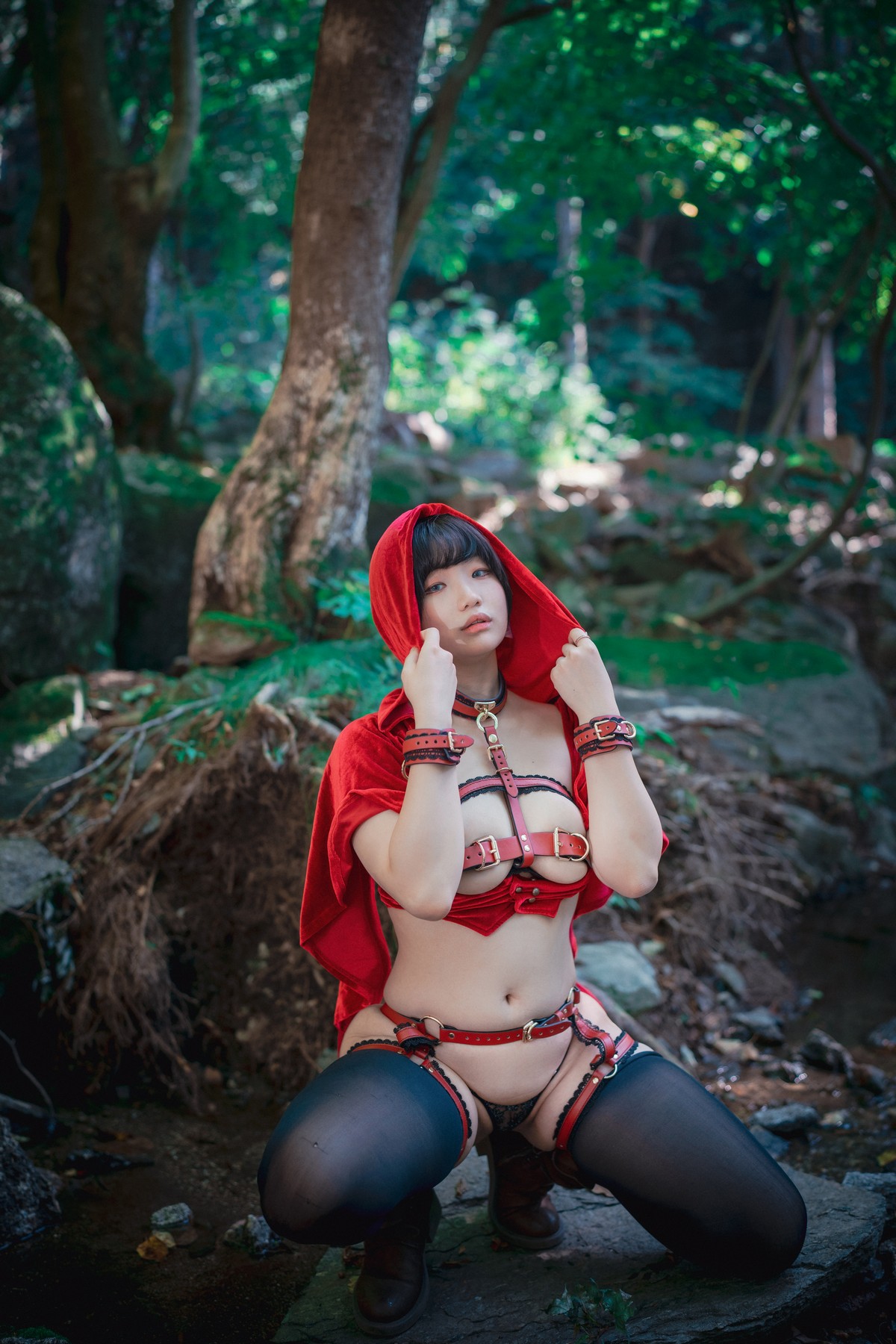 xgyw.top_[DJAWA]No.194_Mimmi_Naughty Red Hiring Hood主题户外红色情趣服饰惹火诱惑写真125P