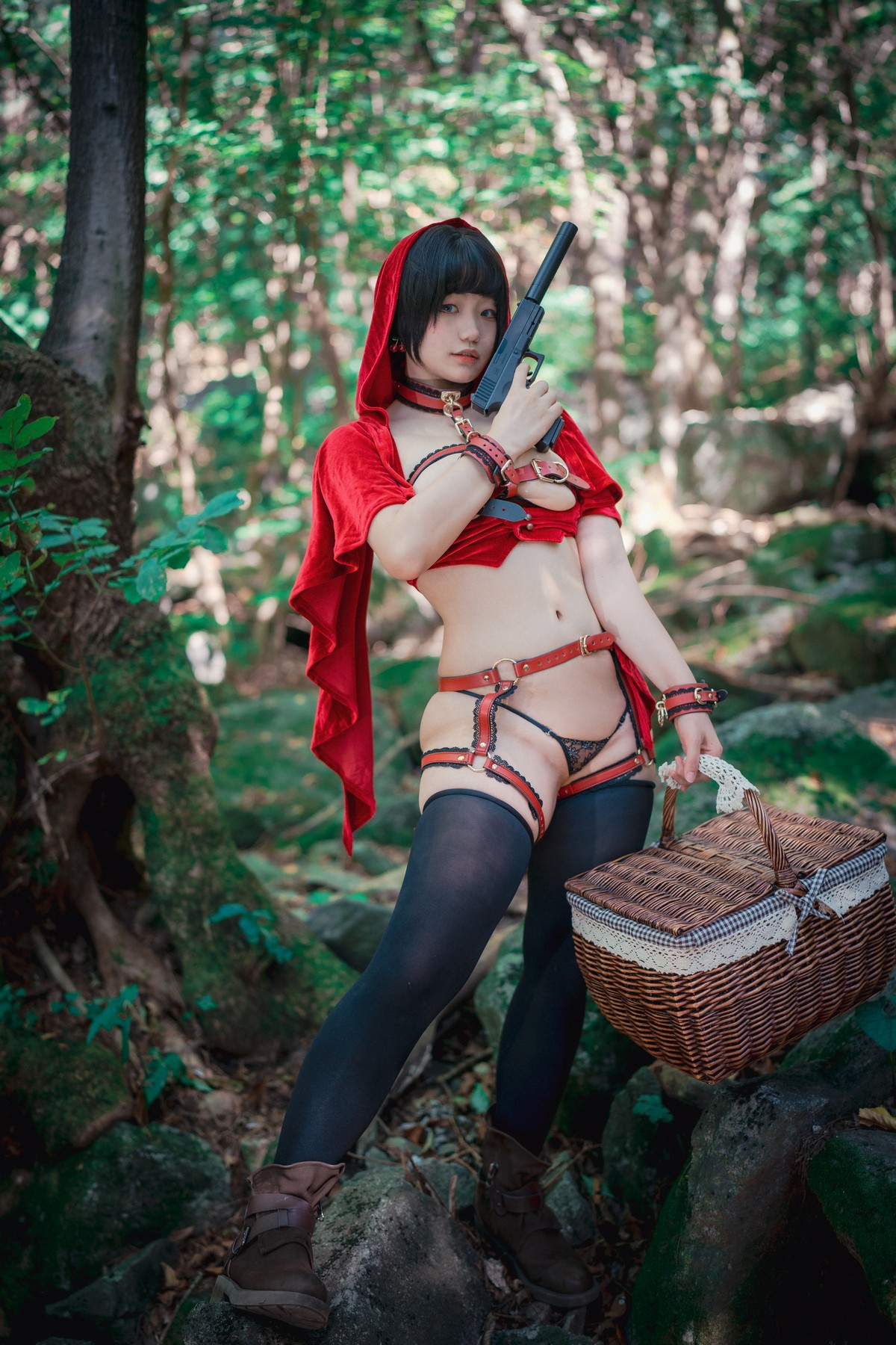 xgyw.top_[DJAWA]No.194_Mimmi_Naughty Red Hiring Hood主题户外红色情趣服饰惹火诱惑写真125P