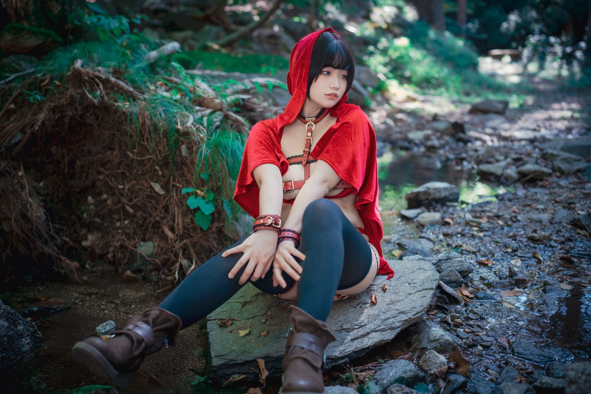 xgyw.top_[DJAWA]No.194_Mimmi_Naughty Red Hiring Hood主题户外红色情趣服饰惹火诱惑写真125P