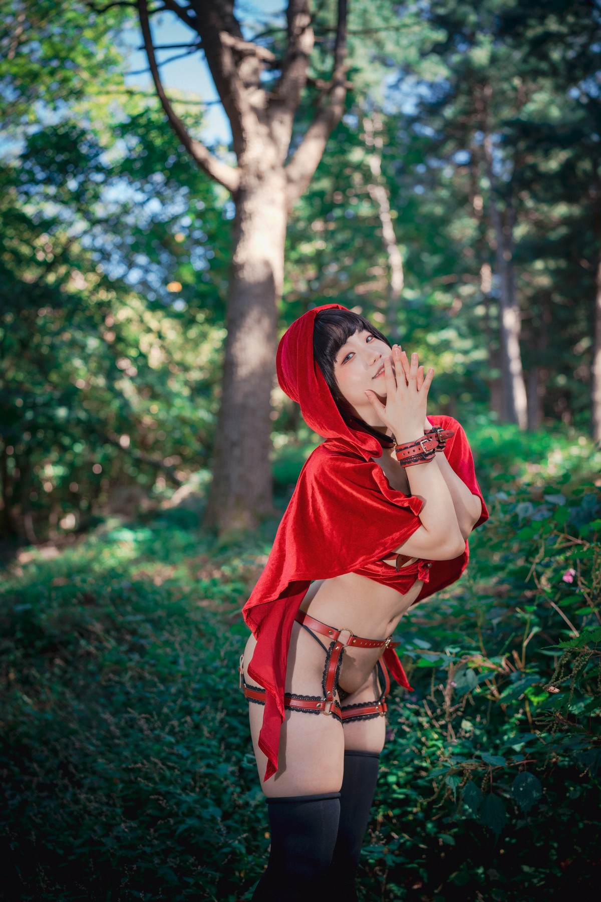 xgyw.top_[DJAWA]No.194_Mimmi_Naughty Red Hiring Hood主题户外红色情趣服饰惹火诱惑写真125P