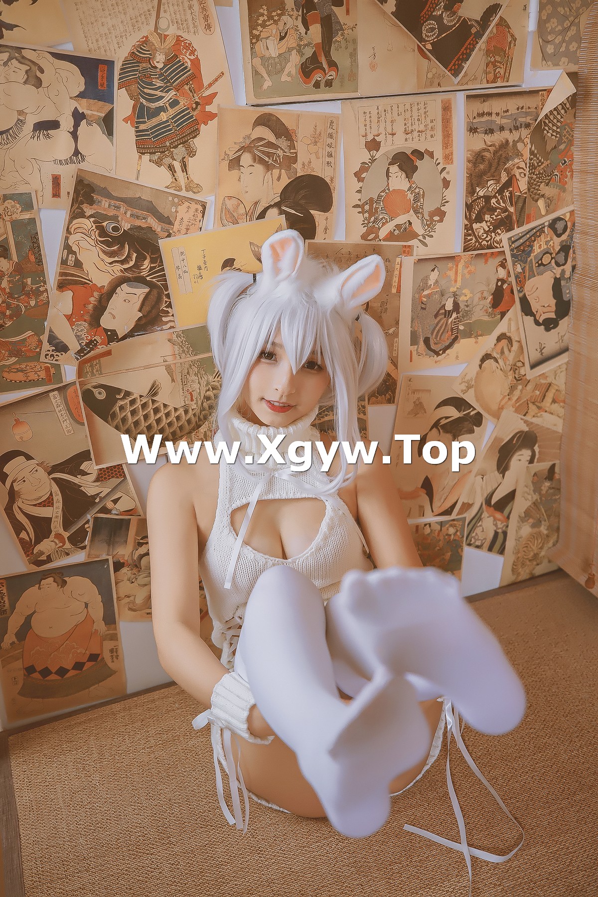xgyw.top_萝莉美女神楽板真冬狼妹&兔娘主题私房性感服饰系列秀完美身材迷人诱惑写真150P