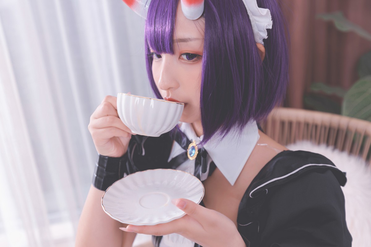 xgyw.top_萝莉美女神楽板真冬酒吞cos主题性感黑色短旗袍秀翘臀美腿撩人诱惑写真150P