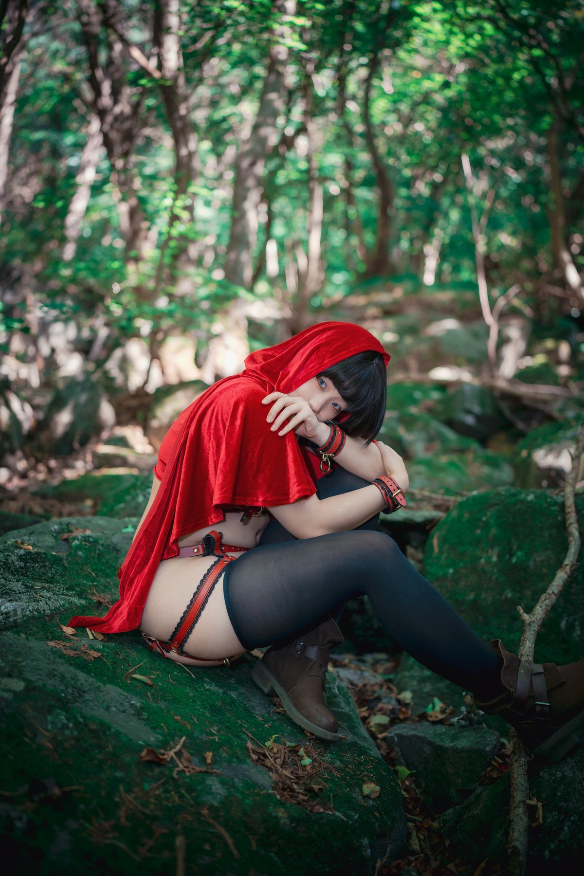 xgyw.top_[DJAWA]No.194_Mimmi_Naughty Red Hiring Hood主题户外红色情趣服饰惹火诱惑写真125P