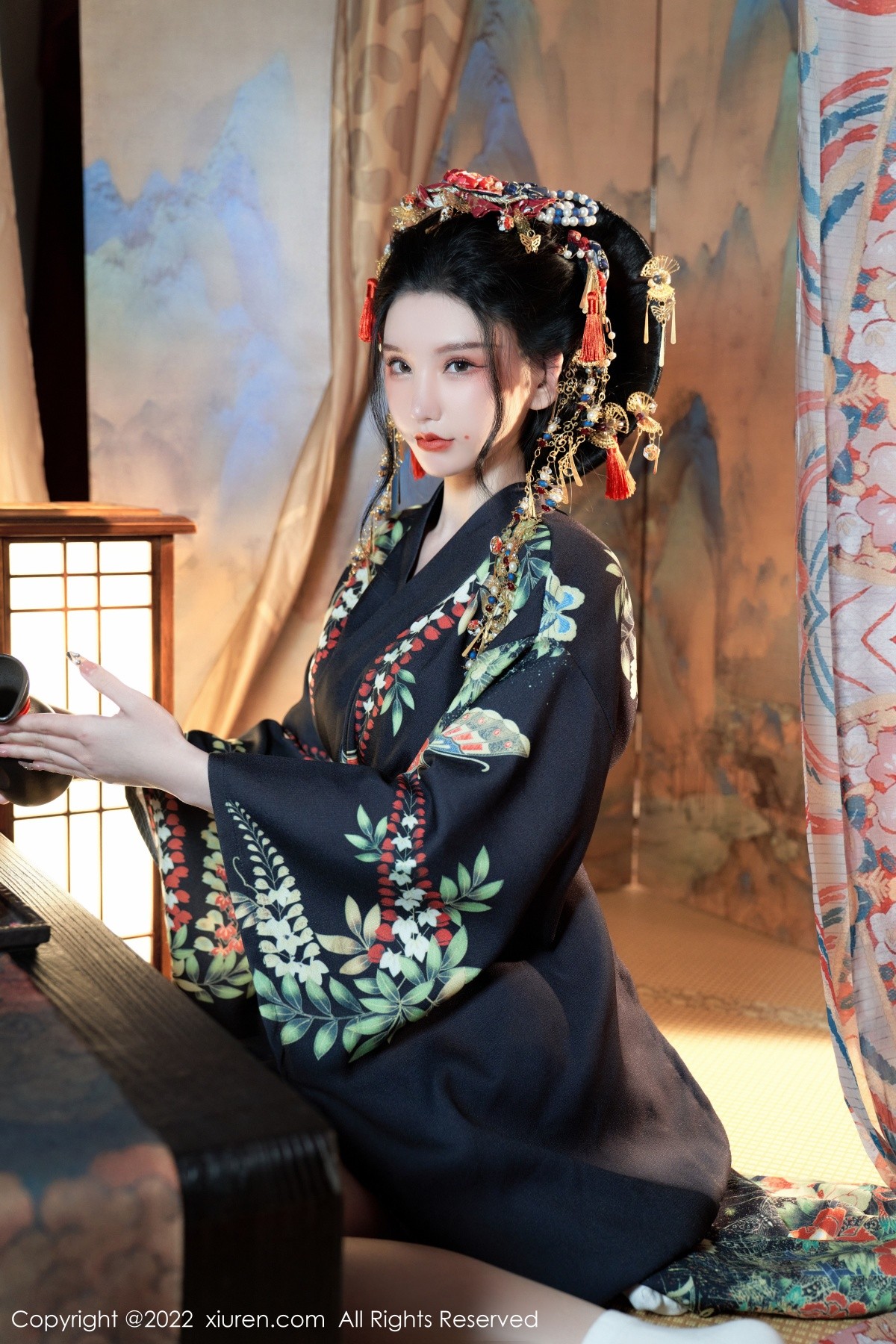 xgyw.top_XiuRen第5537期_女神周于希Sally宽衣解带主题日系风脱和服露翘臀美腿诱惑写真80P