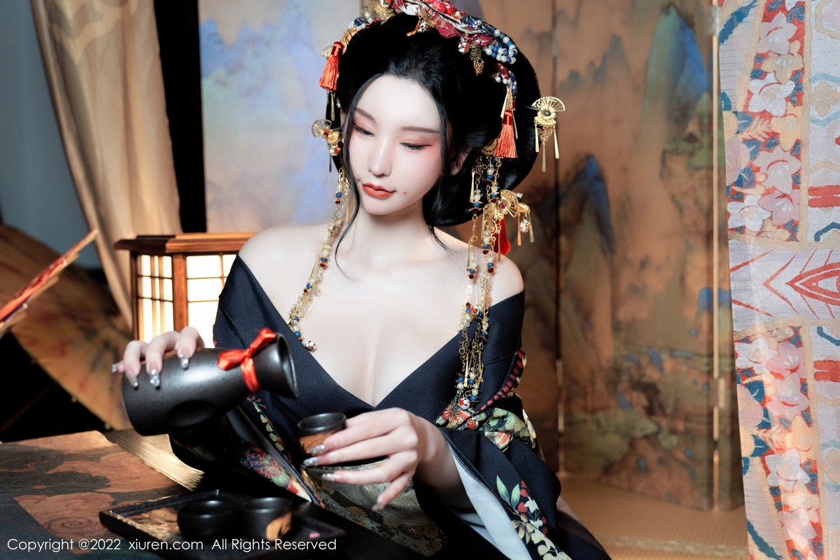 xgyw.top_XiuRen第5537期_女神周于希Sally宽衣解带主题日系风脱和服露翘臀美腿诱惑写真80P