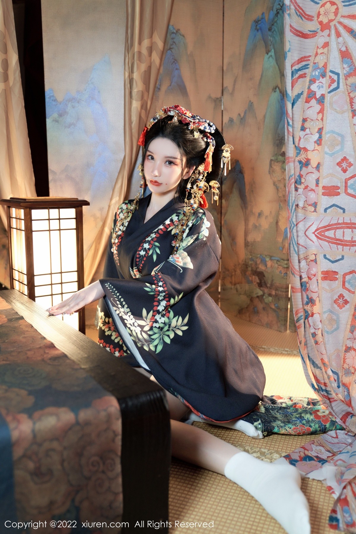 xgyw.top_XiuRen第5537期_女神周于希Sally宽衣解带主题日系风脱和服露翘臀美腿诱惑写真80P