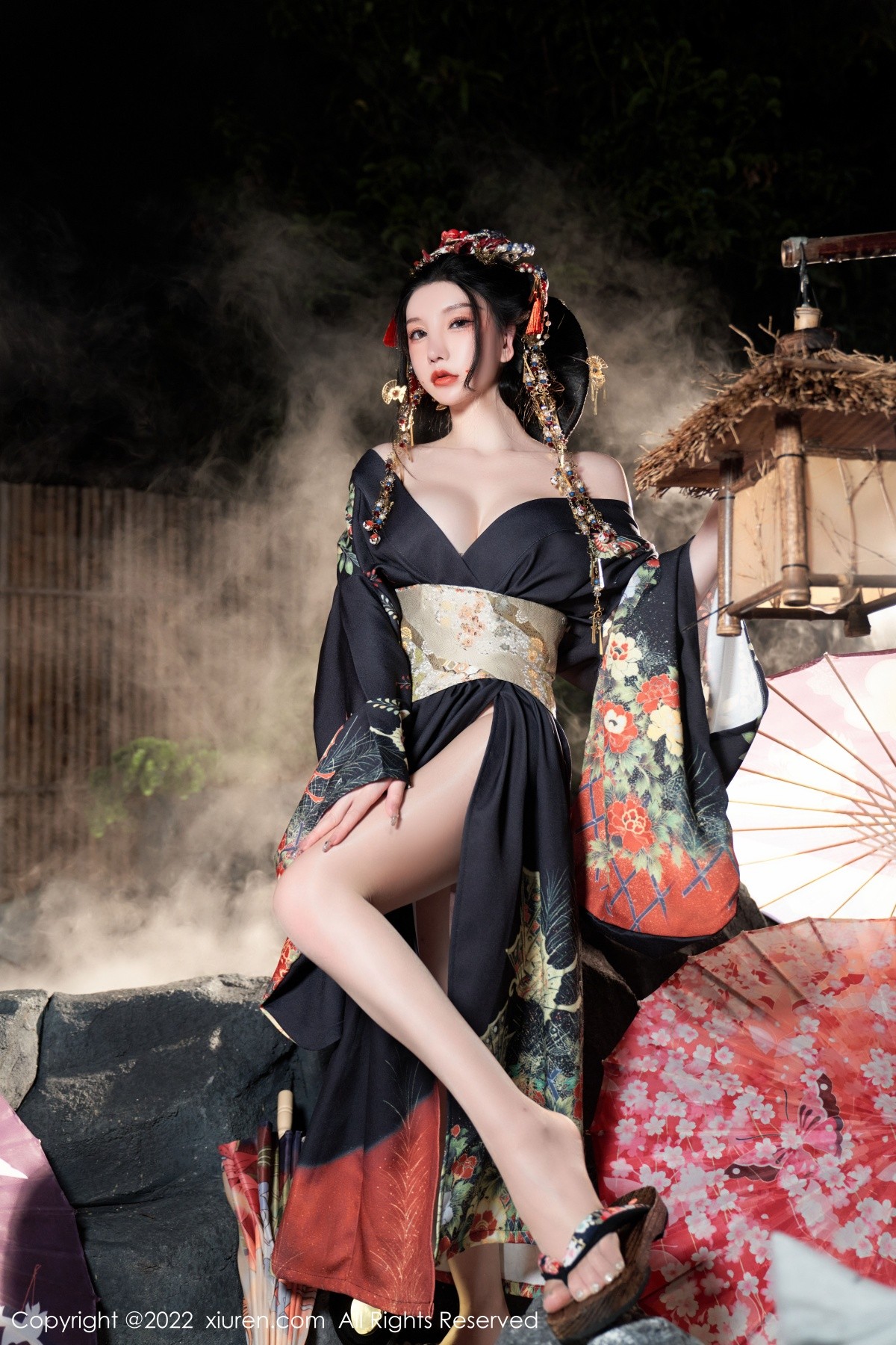 xgyw.top_XiuRen第5537期_女神周于希Sally宽衣解带主题日系风脱和服露翘臀美腿诱惑写真80P