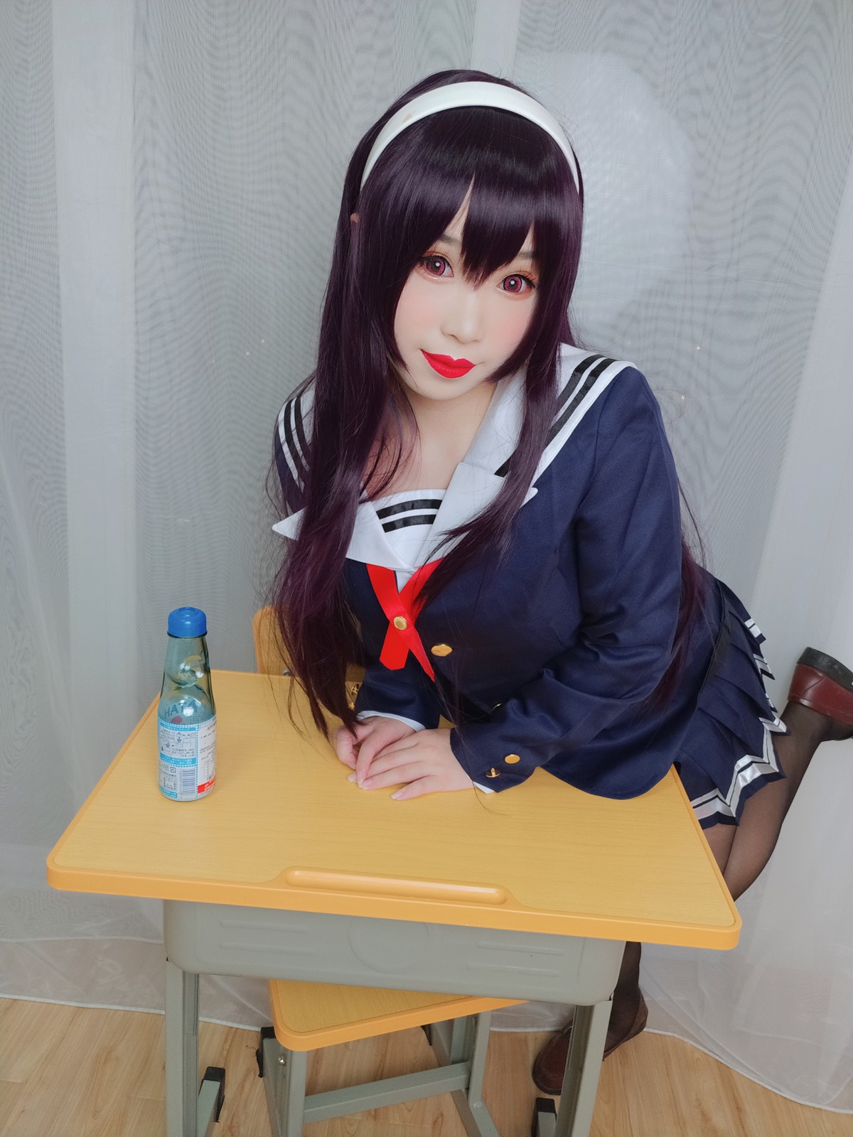 xgyw.top_网络美女胡桃猫Kurumineko学姐主题私房脱性感学生制服露豪乳翘臀极致诱惑写真187P