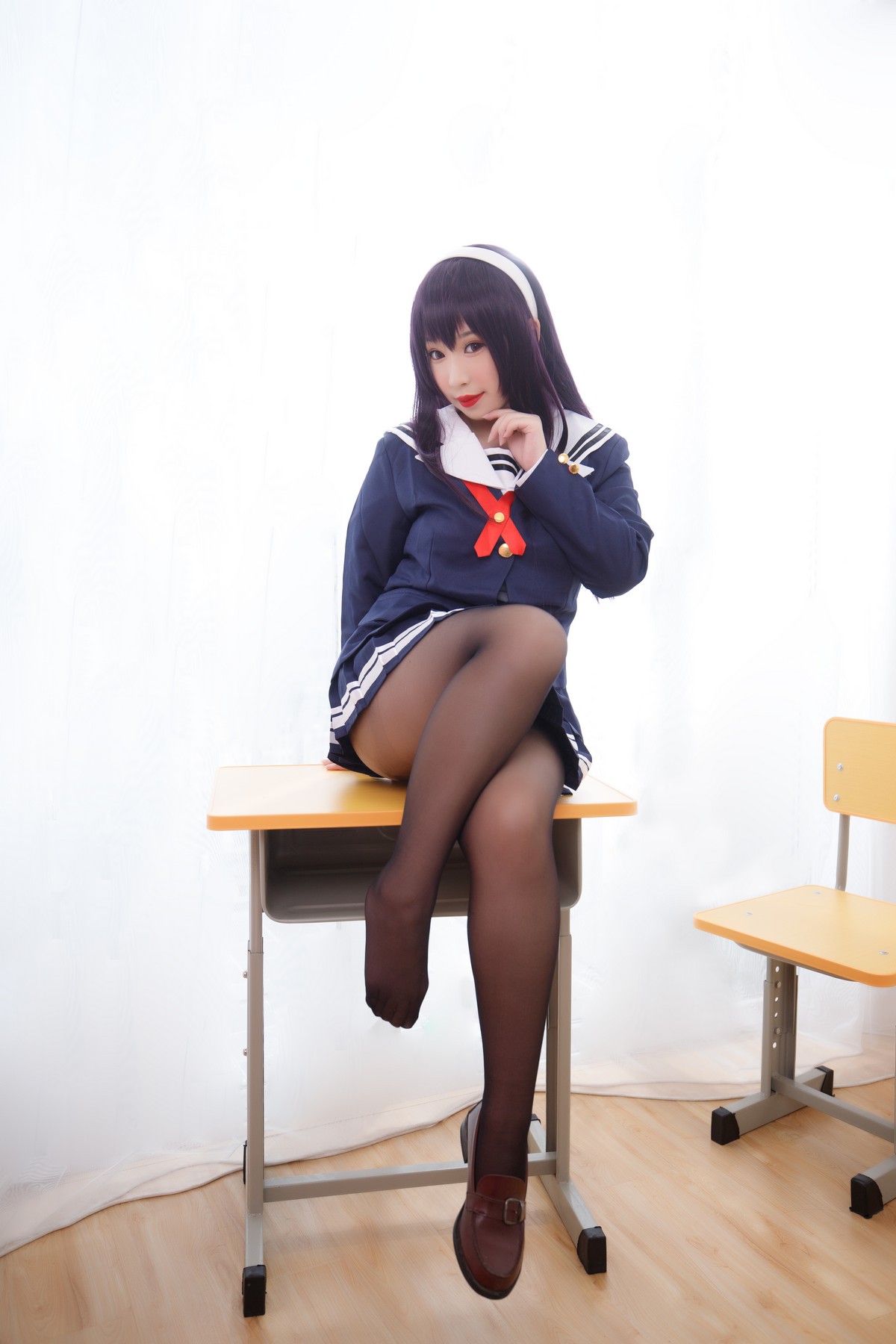xgyw.top_网络美女胡桃猫Kurumineko学姐主题私房脱性感学生制服露豪乳翘臀极致诱惑写真187P