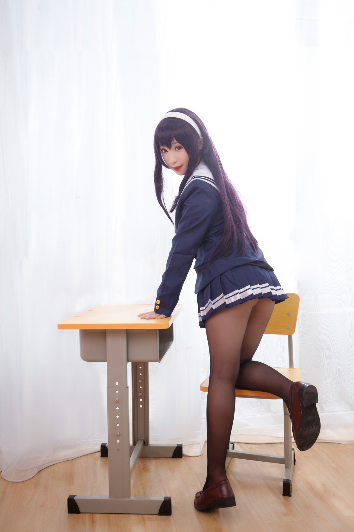 xgyw.top_网络美女胡桃猫Kurumineko学姐主题私房脱性感学生制服露豪乳翘臀极致诱惑写真187P