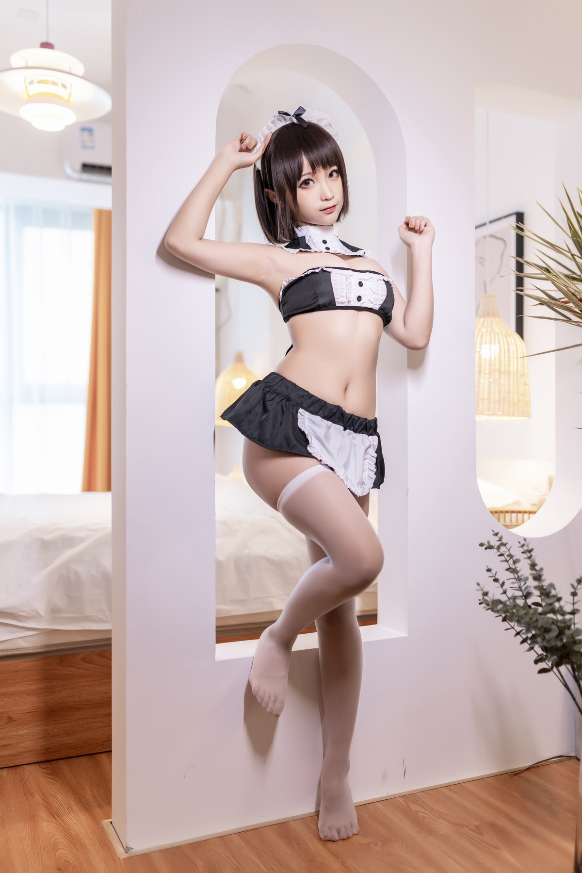 xgyw.top_动漫博主蠢沫沫撩汉女仆主题私房超短女仆裙露性感白色内裤秀翘臀诱惑写真40P