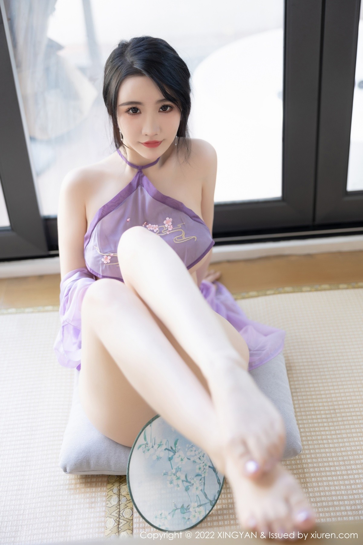 xgyw.top_[XiaoYu画语界]Vol.860_女神Cherry樱桃酱杭州旅拍紫色轻透古韵薄纱秀惹火身材诱惑写真80P