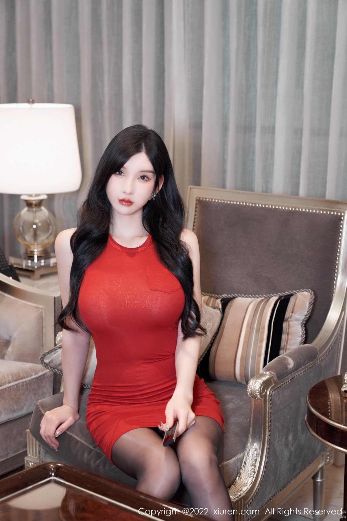 xgyw.top_XiuRen第5574期_模特周于希Sally性感粉色女仆裙配超薄肉丝秀完美身材诱惑写真85P