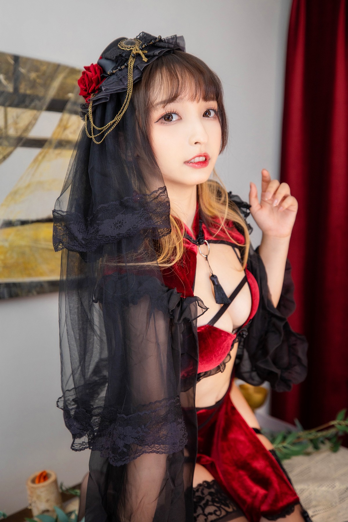 xgyw.top_萝莉美女神楽板真冬樱桃少女主题私房性感白色薄透睡衣 红色情趣旗袍诱惑写真150P