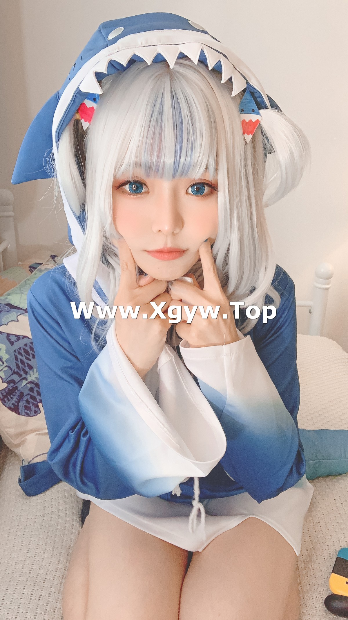 xgyw.top_Coser妹子Ely_eee噶呜·古拉主题私房性感连衣短裙露白嫩美腿性感迷人写真44P