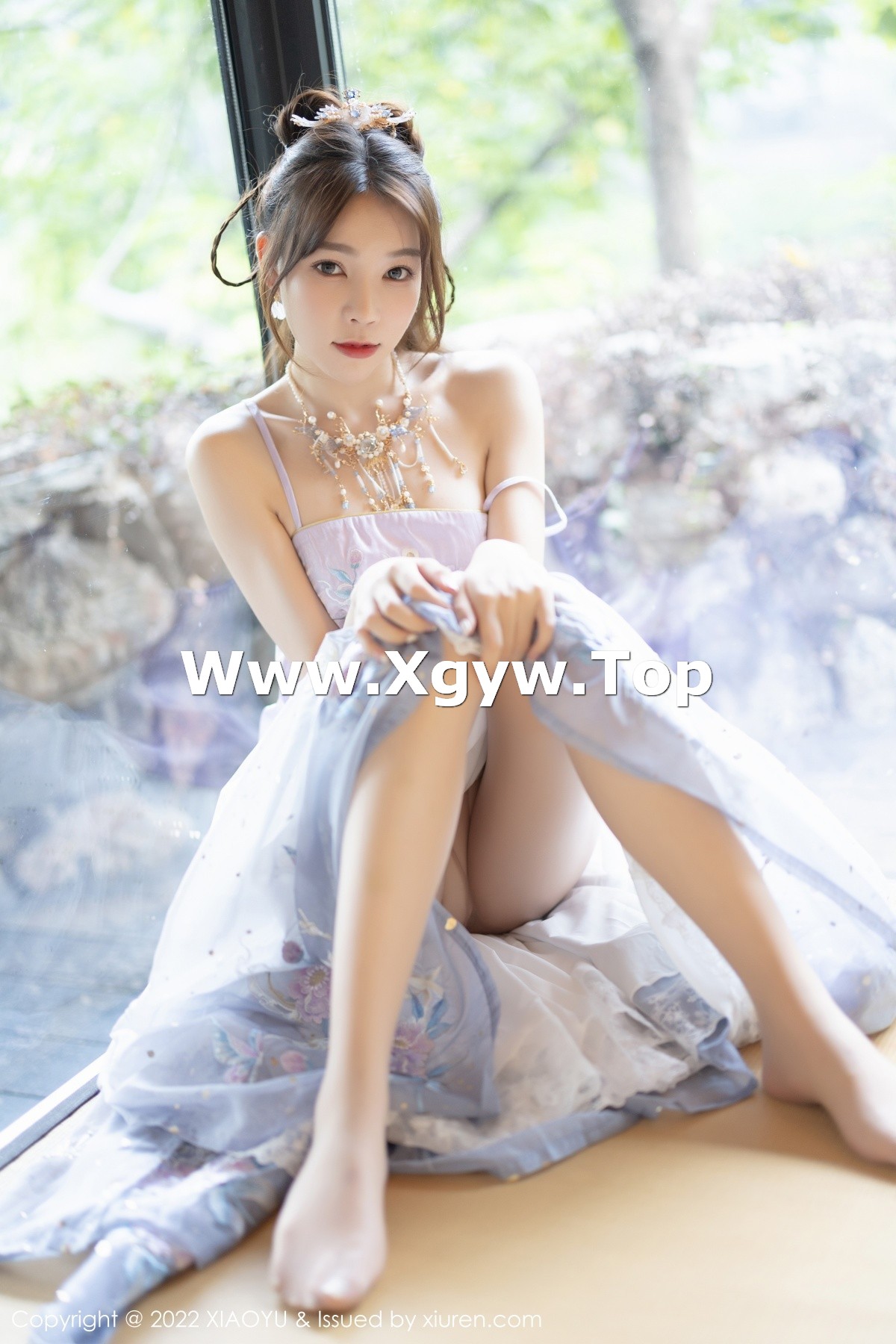 xgyw.top_[XiaoYu画语界]Vol.866_女神徐莉芝Booty杭州旅拍浅紫色古装服配超薄无内肉丝诱惑写真94P