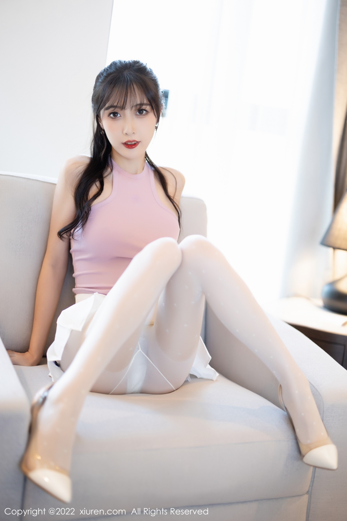 xgyw.top_XiuRen第5622期_模特林星阑性感淡紫真空上衣配白短裙秀曼妙身姿迷人诱惑写真82P