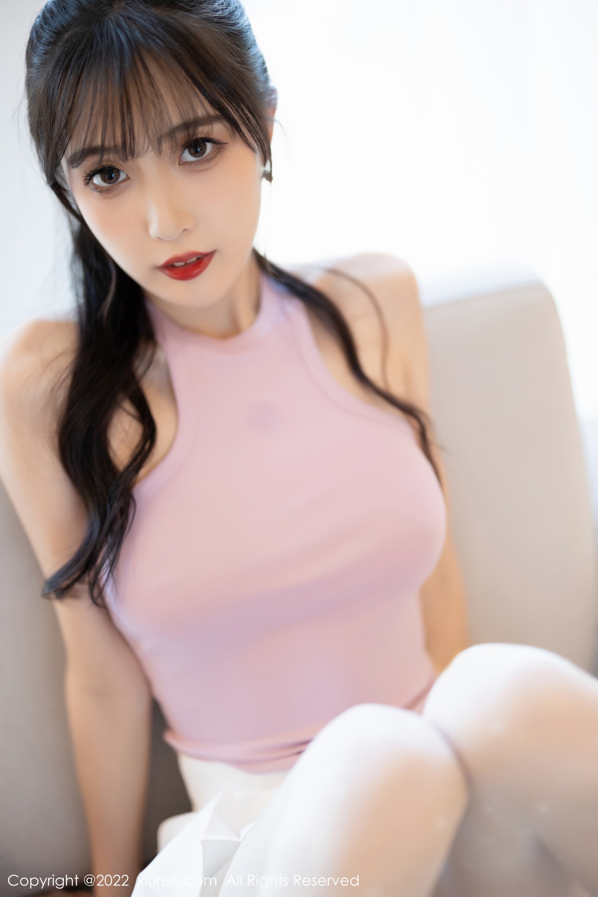 xgyw.top_XiuRen第5622期_模特林星阑性感淡紫真空上衣配白短裙秀曼妙身姿迷人诱惑写真82P