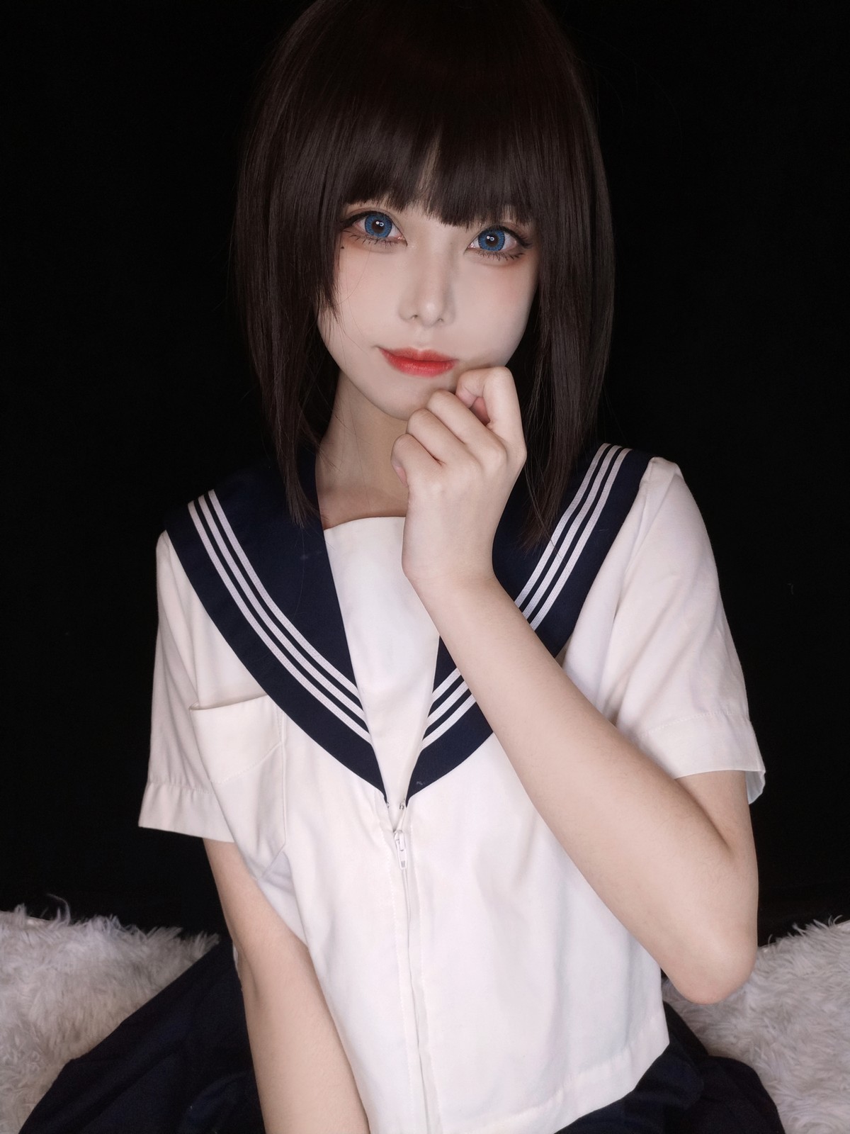 xgyw.top_萌系小姐姐蜜汁猫裘坏学妹自拍主题私房半脱露性感内衣配破烂黑丝诱惑写真38P