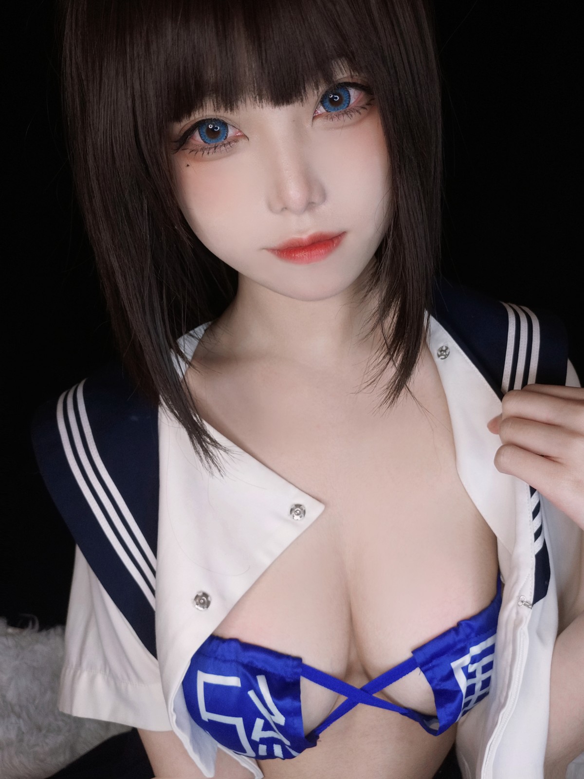 xgyw.top_萌系小姐姐蜜汁猫裘坏学妹自拍主题私房半脱露性感内衣配破烂黑丝诱惑写真38P