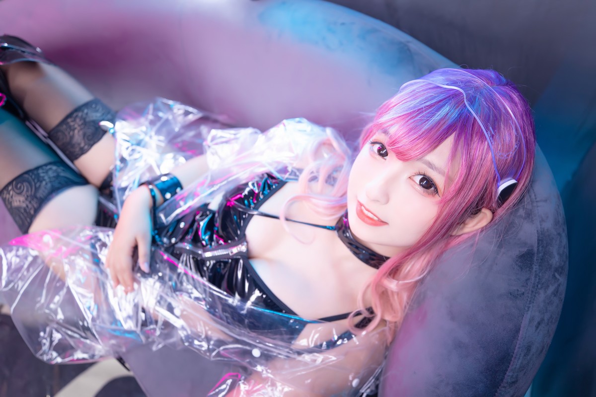 xgyw.top_萝莉美女神楽板真冬Girlspunk2020主题性感黑色皮质服饰配蕾丝袜迷人诱惑写真150P