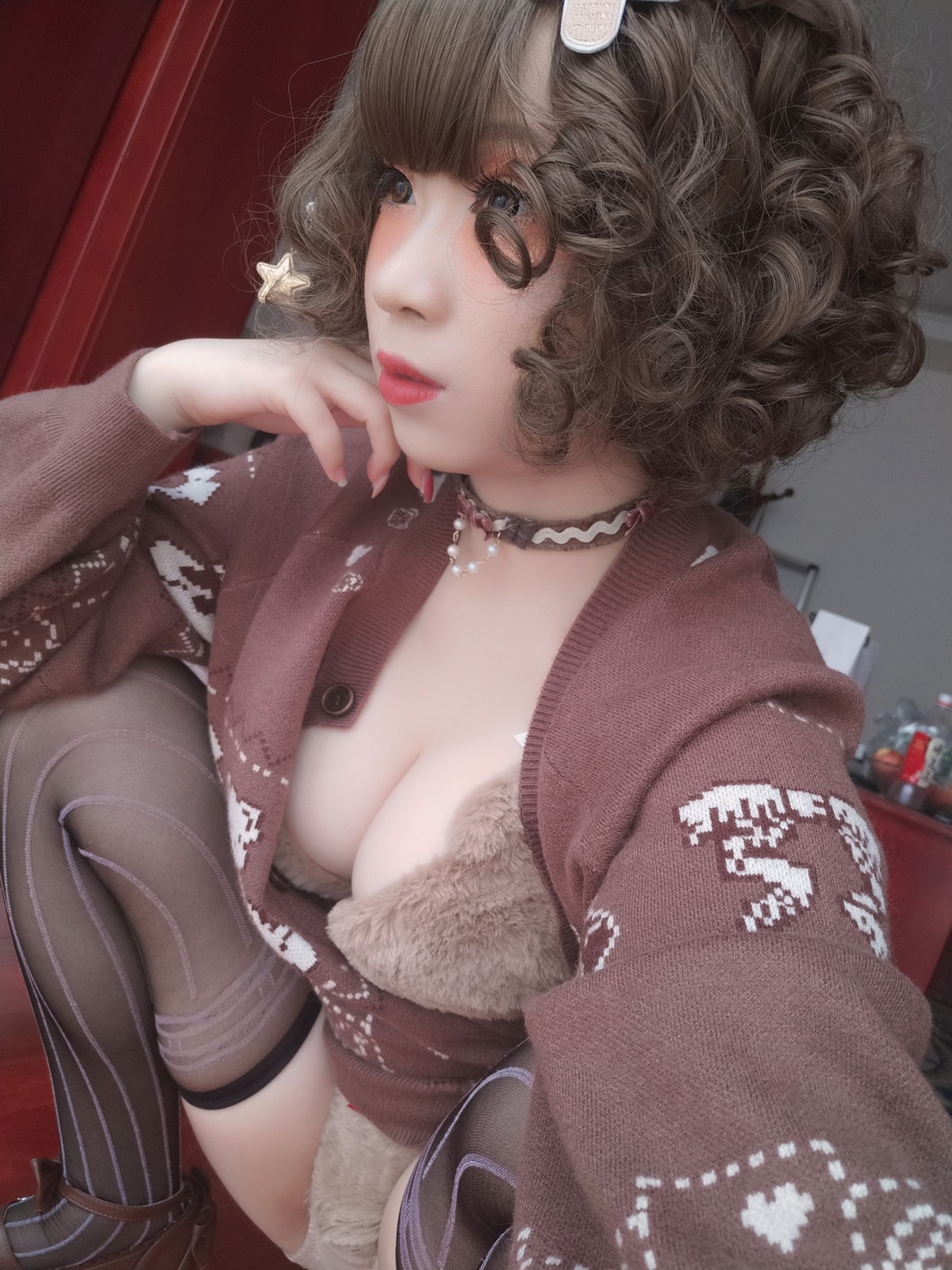 xgyw.top_网络美女胡桃猫Kurumineko熊熊主题私房半脱露傲人豪乳遮点惹火诱惑写真221P