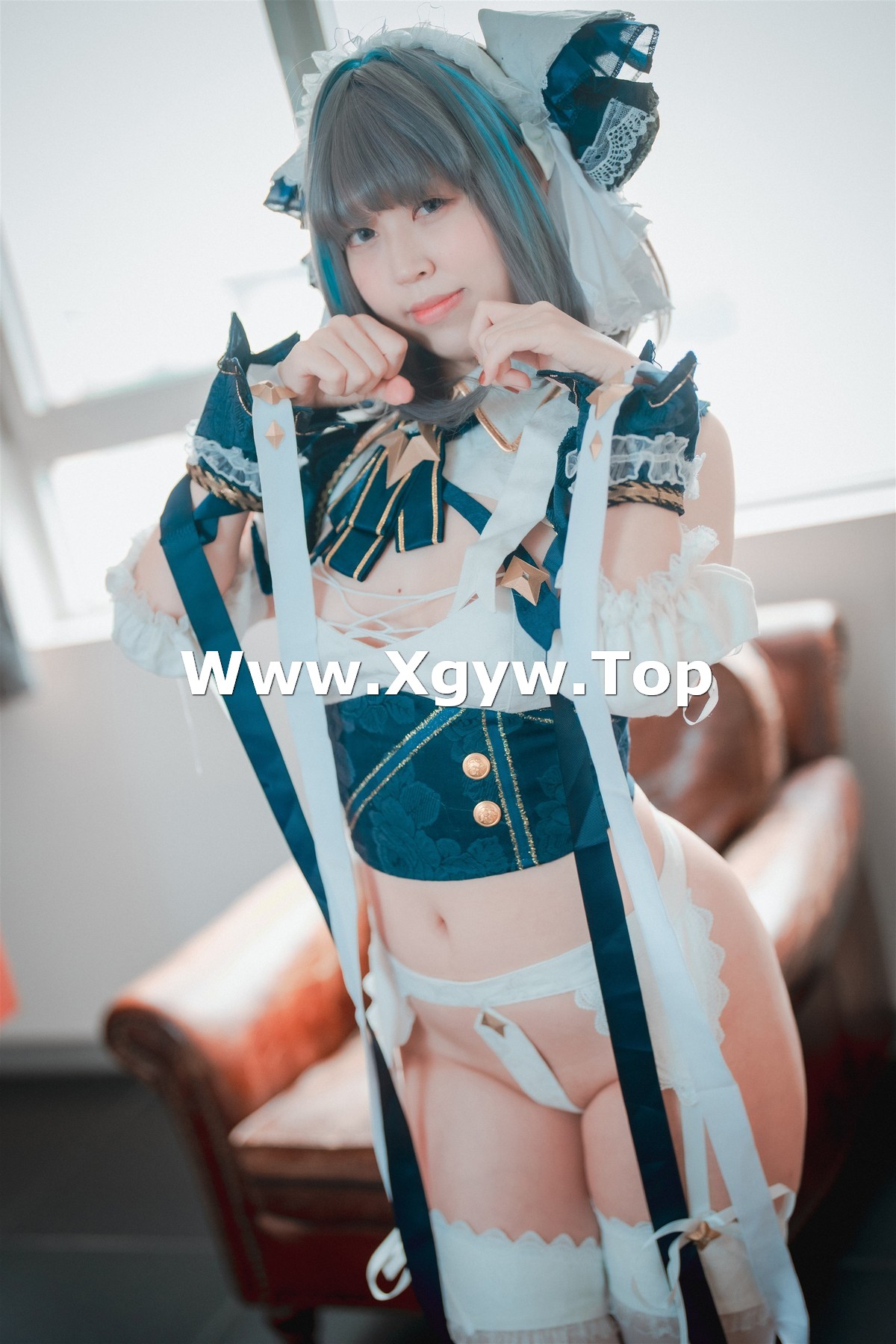 xgyw.top_[DJAWA]No.200_模特Mozzi_Azur Lane HMS Cheshire主题性感服饰秀翘臀美腿诱惑写真51P