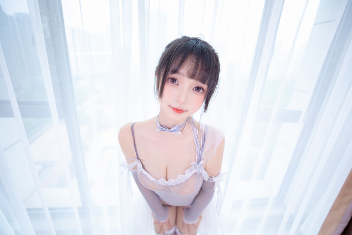xgyw.top_萝莉美女神楽板真冬意乱情迷主题性感灰色薄透连体内衣配超薄肉丝完美诱惑写真75P