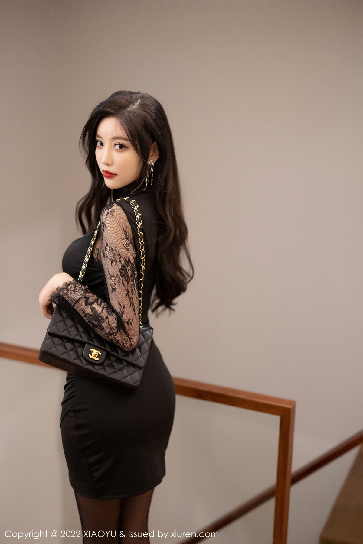 xgyw.top_[XiaoYu画语界]Vol.875_女神杨晨晨Yome性感黑色连衣短裙露黑色蕾丝内衣完美诱惑写真86P
