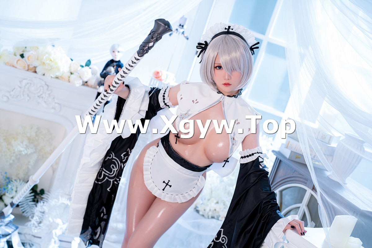 xgyw.top_Coser小姐姐星之迟迟朝露主题私房性感白色情趣修女服饰露豪乳翘臀诱惑写真70P