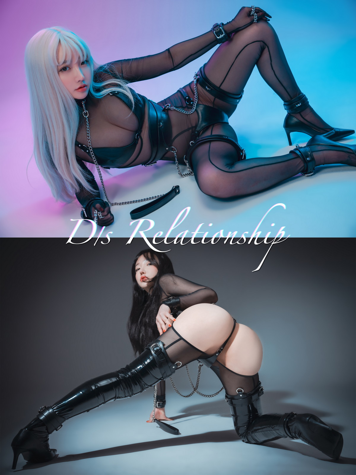 xgyw.top_[DJAWA]No.205_模特Yeeun_D.s Relationship主题性感黑色连体薄纱露豪乳遮点诱惑写真90P
