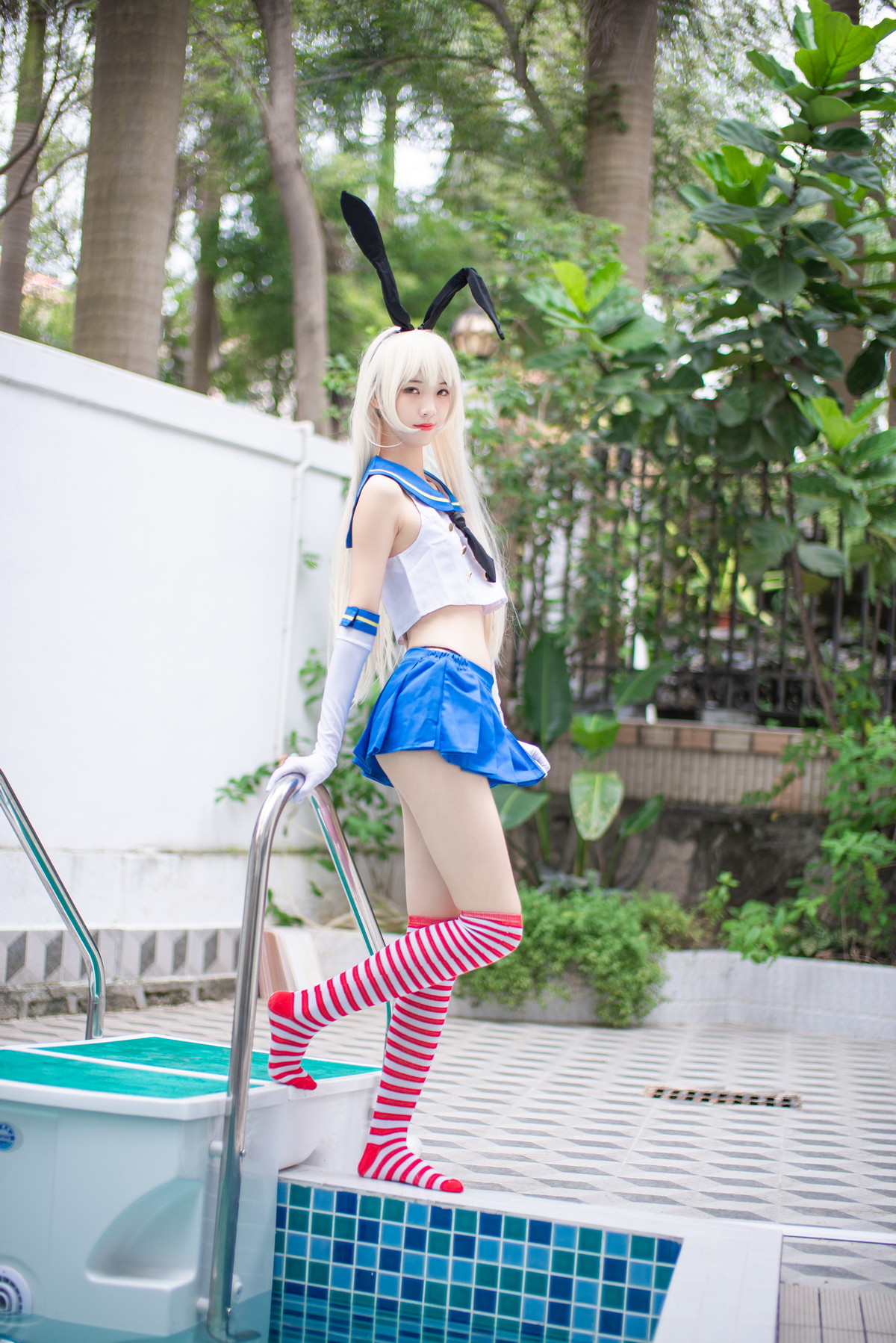 xgyw.top_网络美女西瓜少女C服岛风白贞摄影会主题性感兔女郎装扮秀苗条身材迷人写真93P