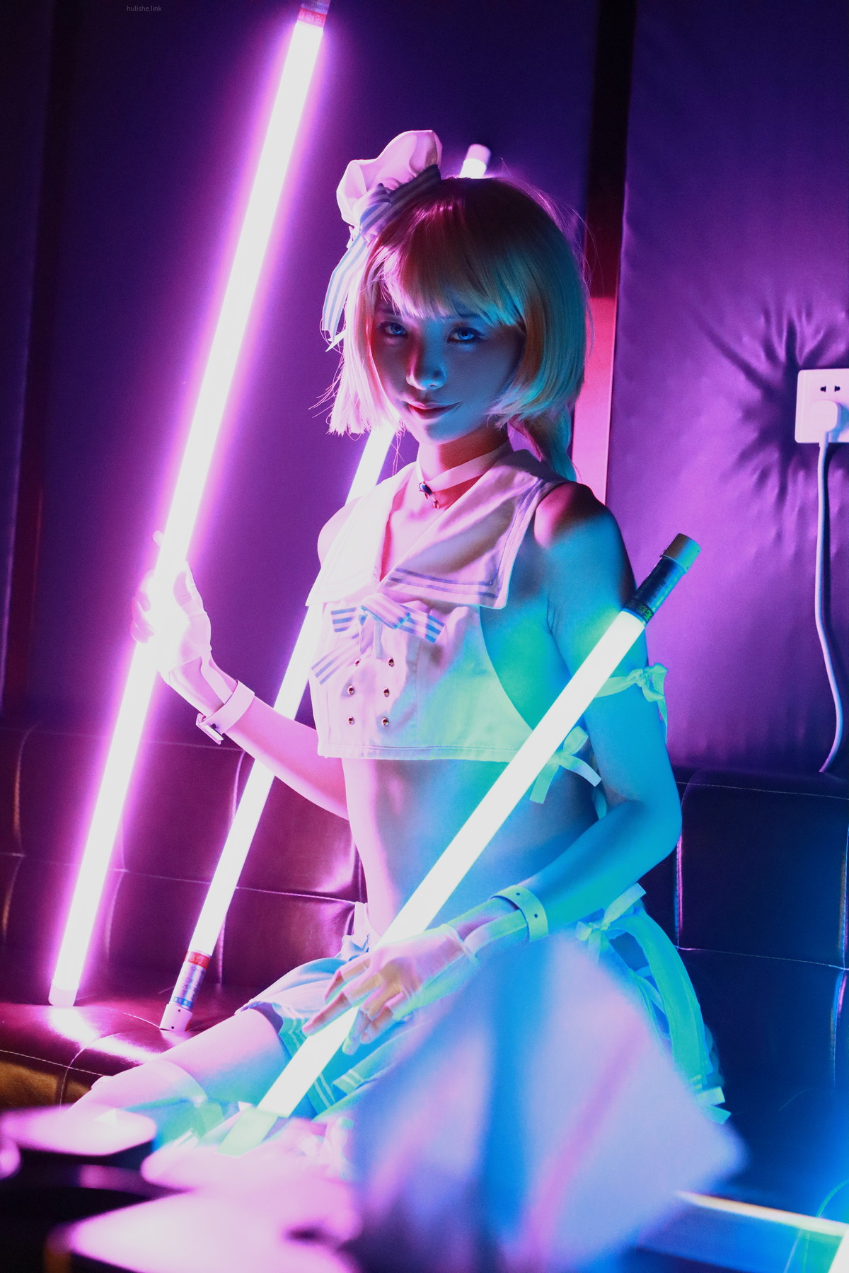 xgyw.top_网络美女西瓜少女C服岛风白贞摄影会主题性感兔女郎装扮秀苗条身材迷人写真93P