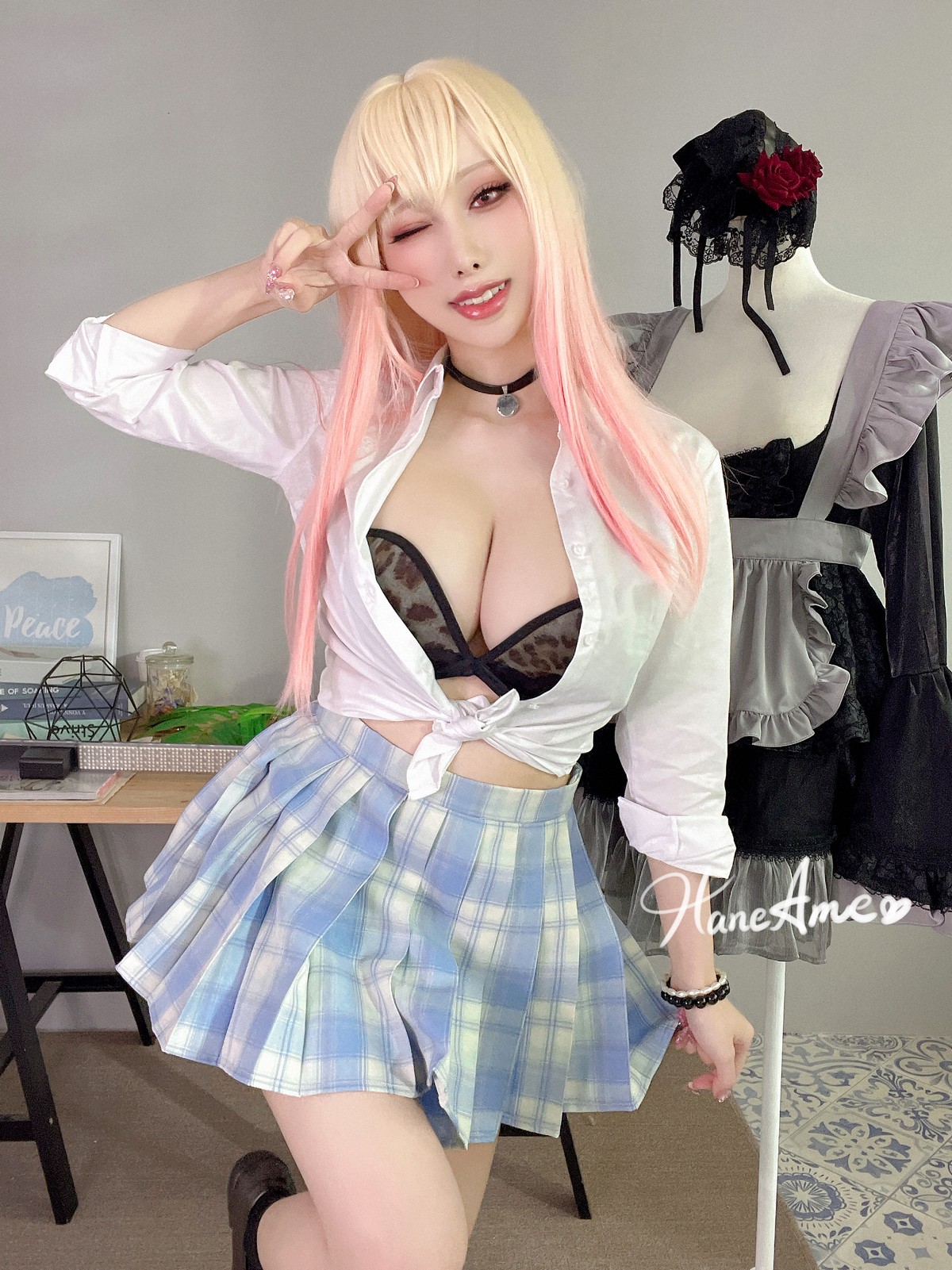 xgyw.top_Coser美女雨波_HaneAme海梦恶魔包主题性感黑色情趣内衣秀豪乳翘臀诱惑写真136P