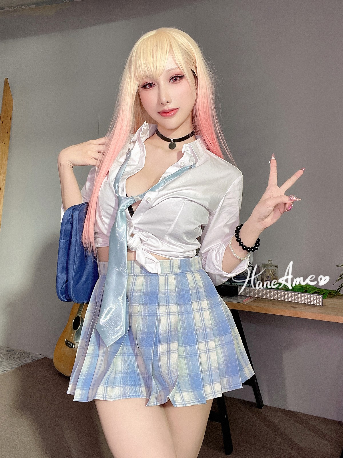 xgyw.top_Coser美女雨波_HaneAme海梦恶魔包主题性感黑色情趣内衣秀豪乳翘臀诱惑写真136P