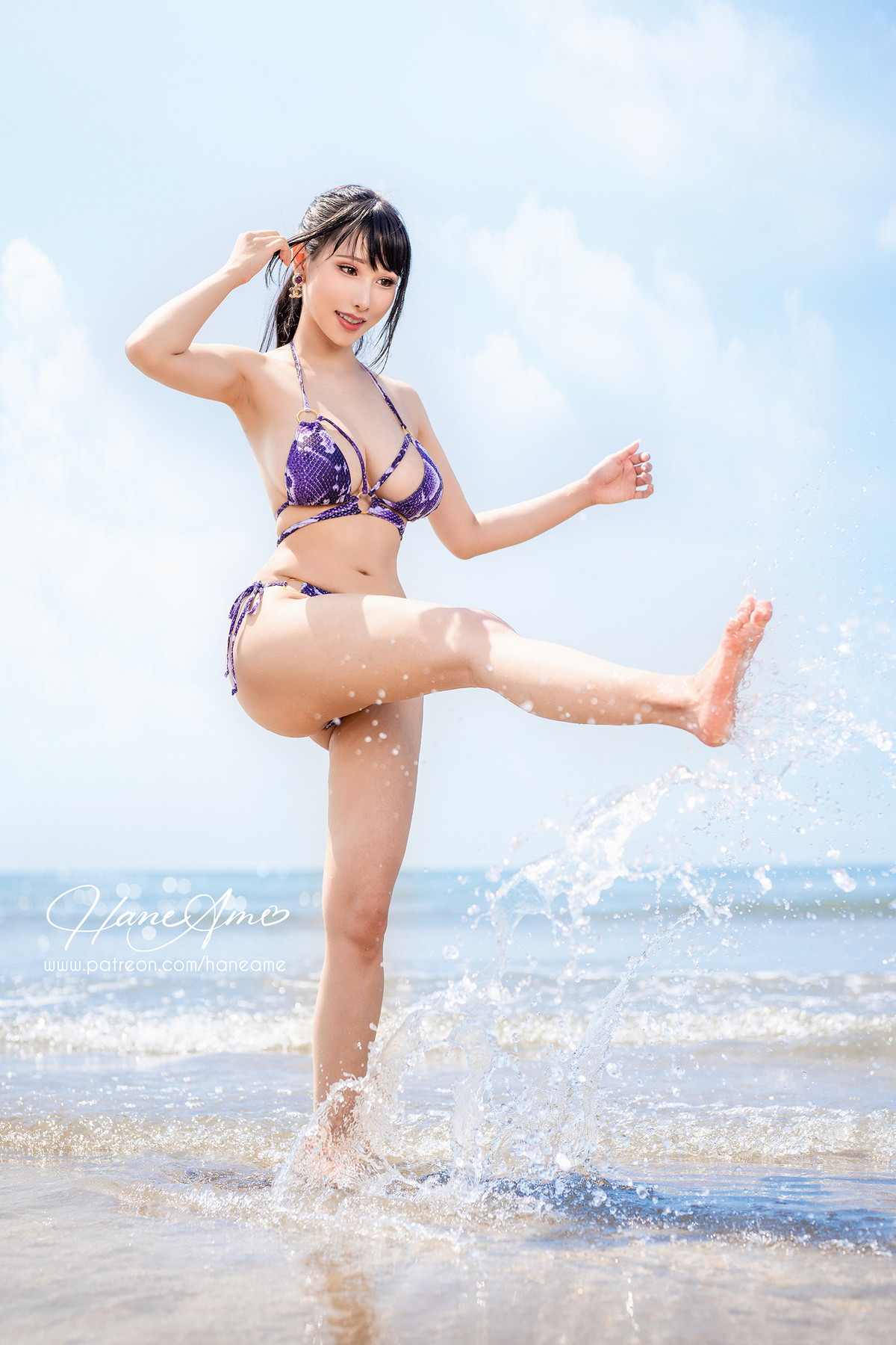 xgyw.top_Coser美女雨波_HaneAme夏日主题海边沙滩性感比基尼秀完美身材撩人诱惑写真47P