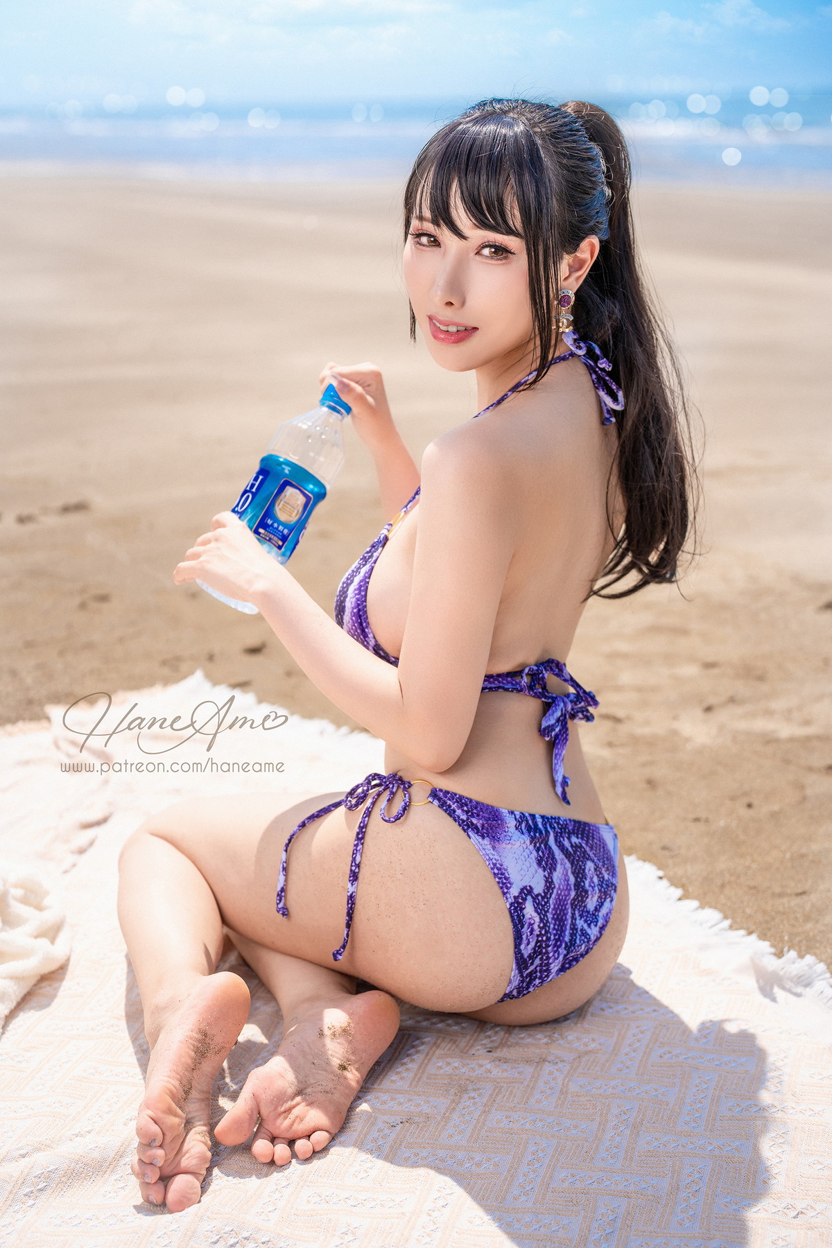 xgyw.top_Coser美女雨波_HaneAme夏日主题海边沙滩性感比基尼秀完美身材撩人诱惑写真47P