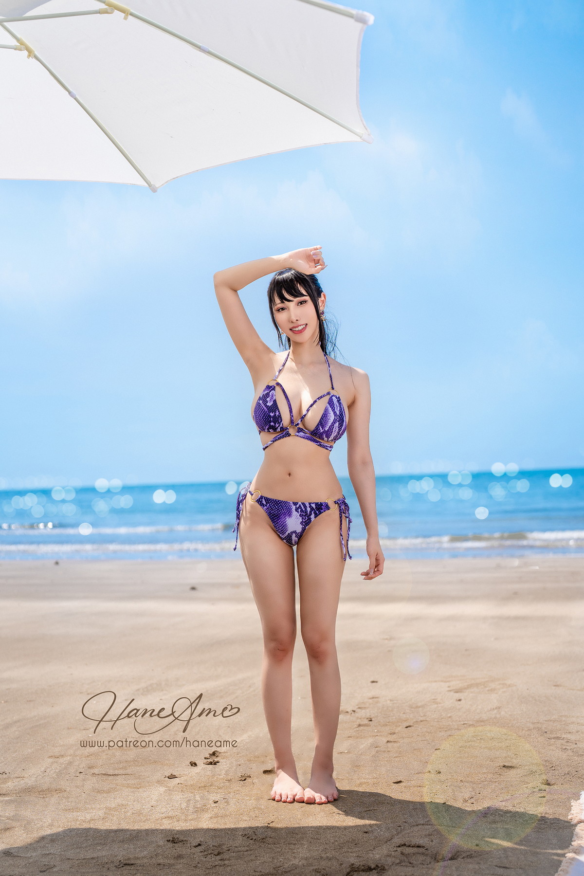 xgyw.top_Coser美女雨波_HaneAme夏日主题海边沙滩性感比基尼秀完美身材撩人诱惑写真47P