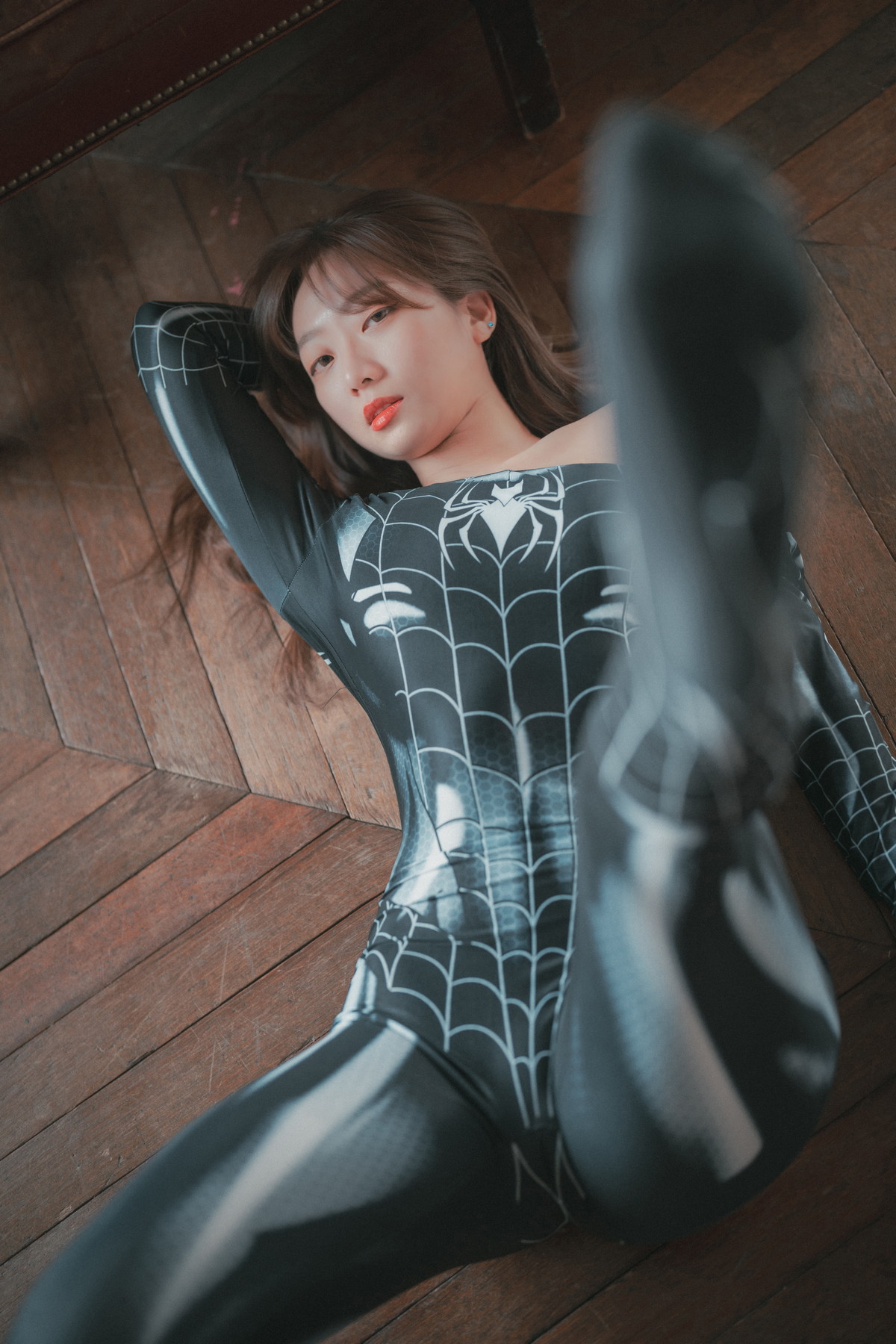 xgyw.top_[DJAWA]No.210_Yeeun_The Curvy Spider Girl主题紧身蜘蛛侠服饰秀完美身材诱惑写真48P
