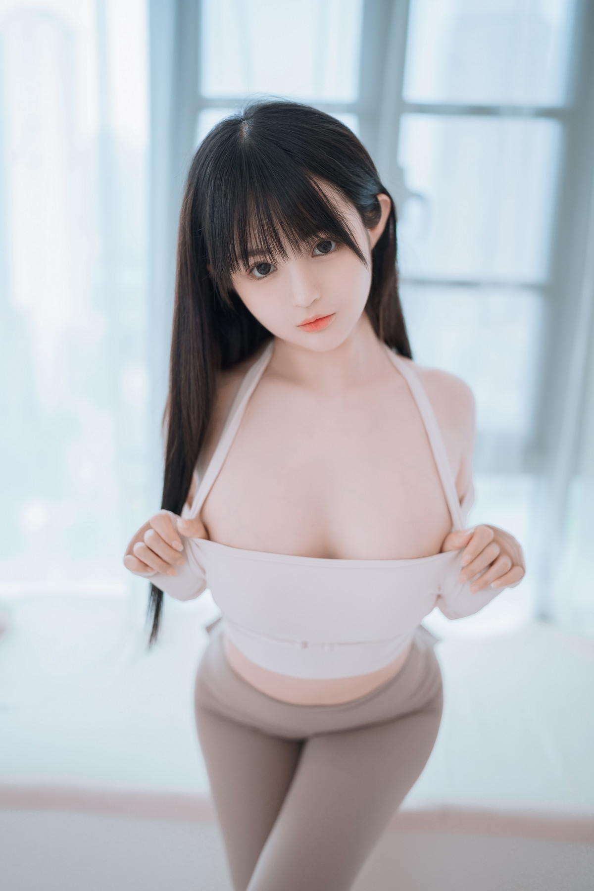 xgyw.top_网络美女桜井宁宁瑜伽妹妹主题性感紧身瑜伽服半脱秀惹火身材撩人诱惑写真111P