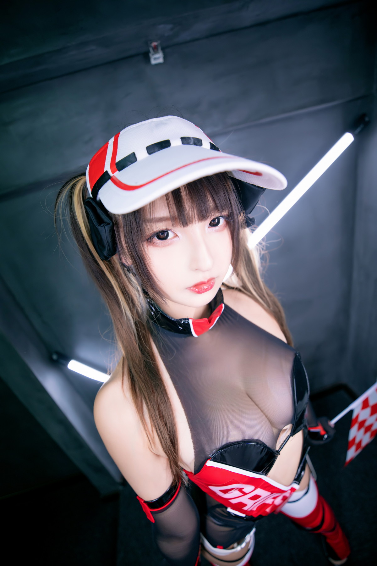 xgyw.top_萝莉美女神楽板真冬立入禁止主题性感黑色薄透内衣 低胸皮衣秀完美身材诱惑写真150P