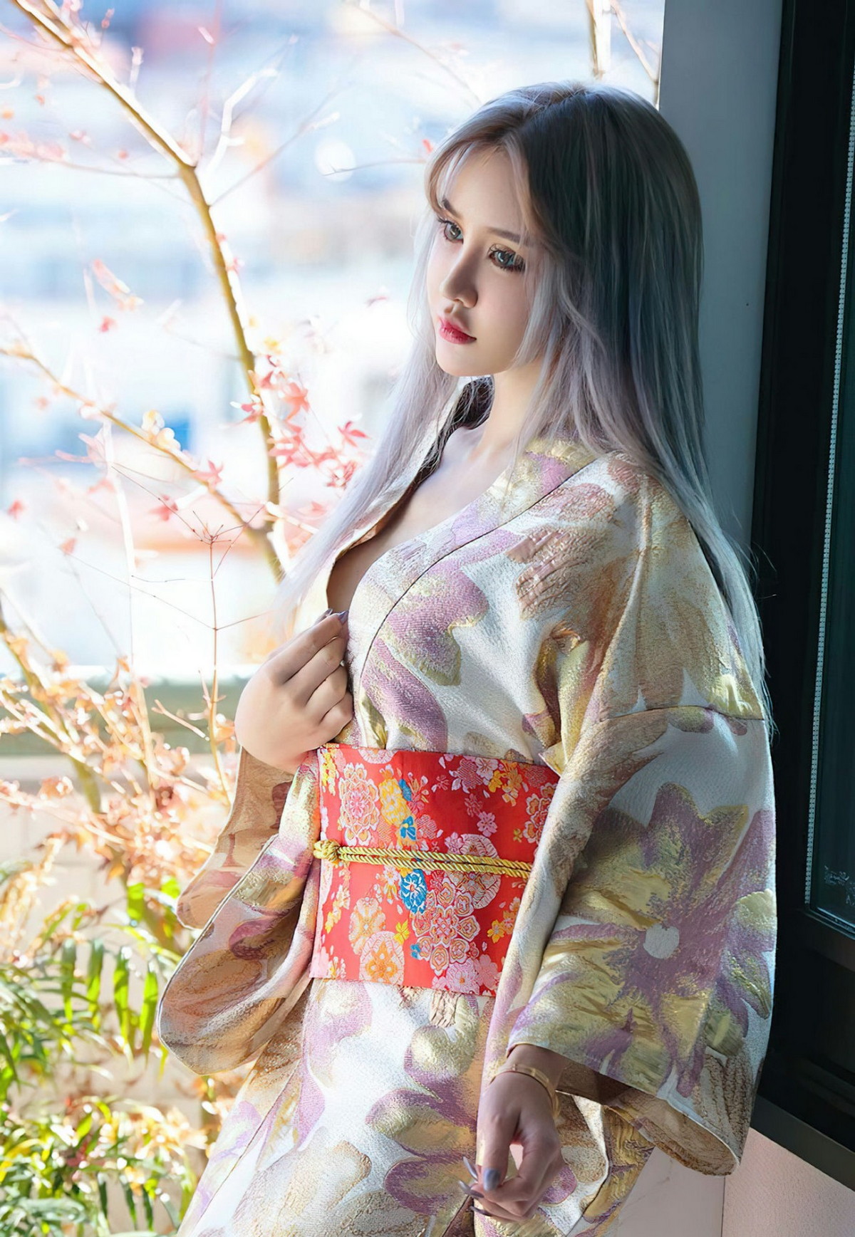 xgyw.top_[Ugirls爱尤物]No.2441_模特青树私房性感日系和服主题半脱露白嫩豪乳撩人诱惑写真35P