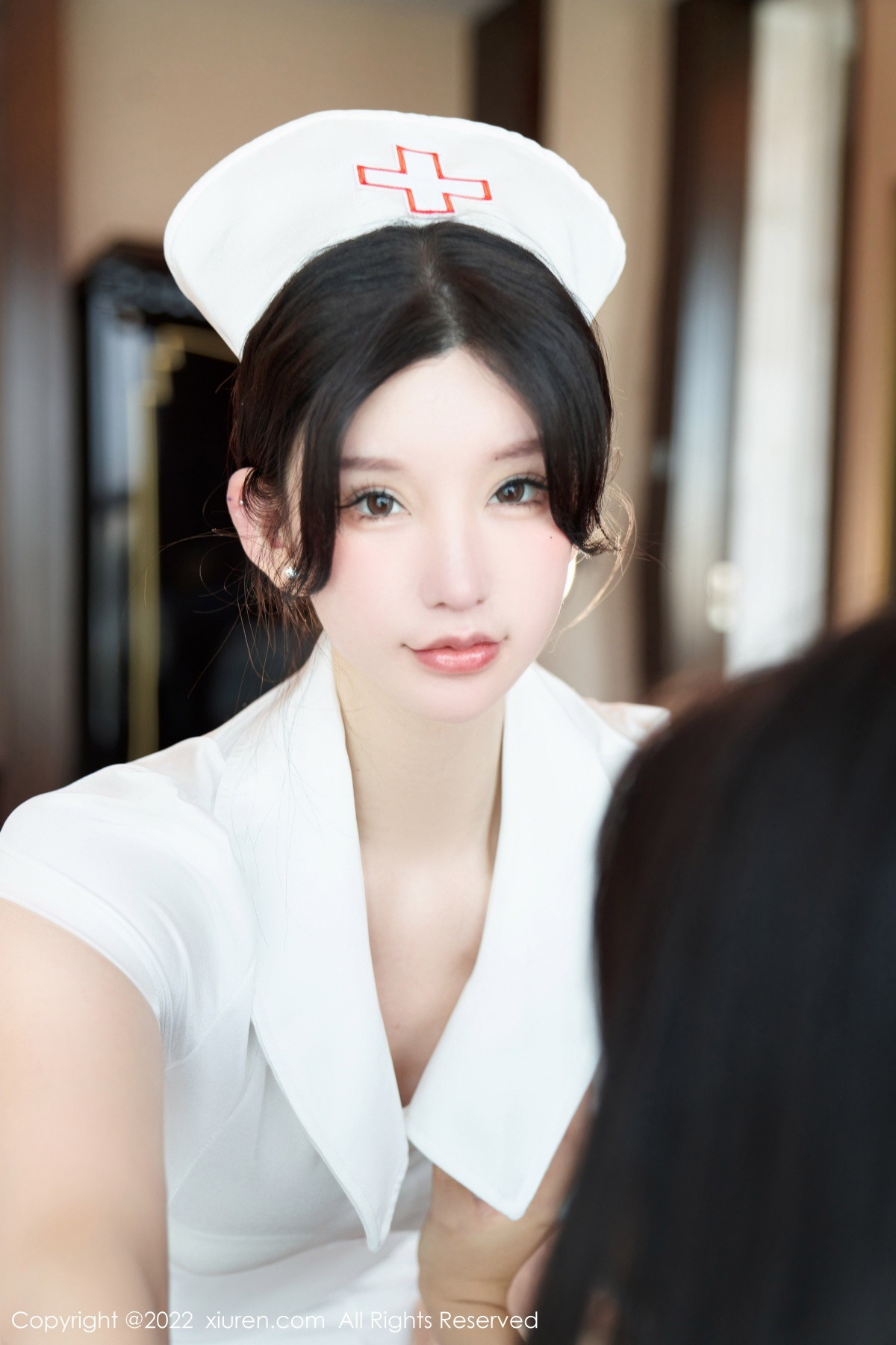 xgyw.top_XiuRen第5746期_女神周于希Sally脱白色护士制服露性感内衣配白丝吊袜诱惑写真80P