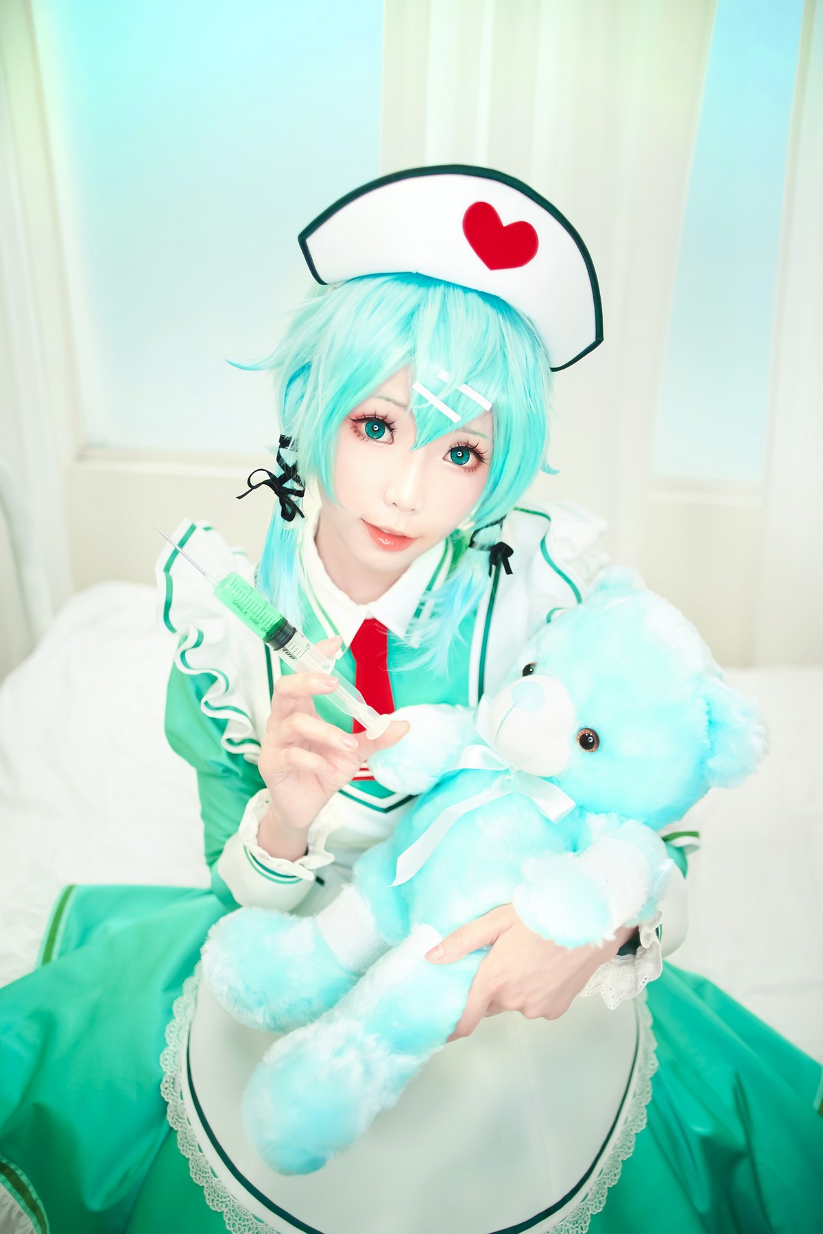 xgyw.top_Coser妹子Ely_eee诗乃护士主题私房性感绿色护士装秀完美身材迷人诱惑写真32P