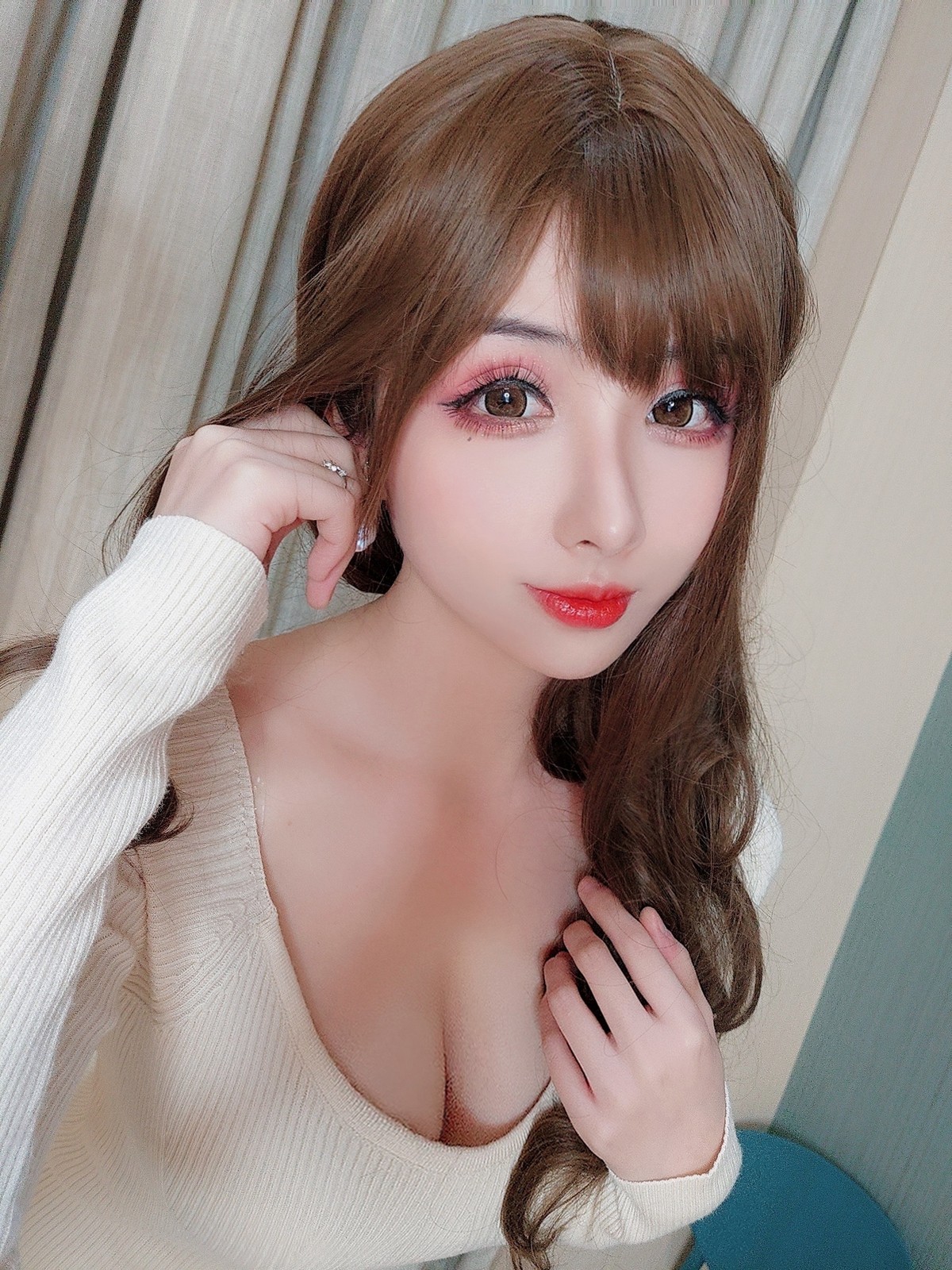 xgyw.top_网络美女rioko凉凉子睡着了主题私房床上性感灰色蕾丝内衣秀惹火身材诱惑写真45P