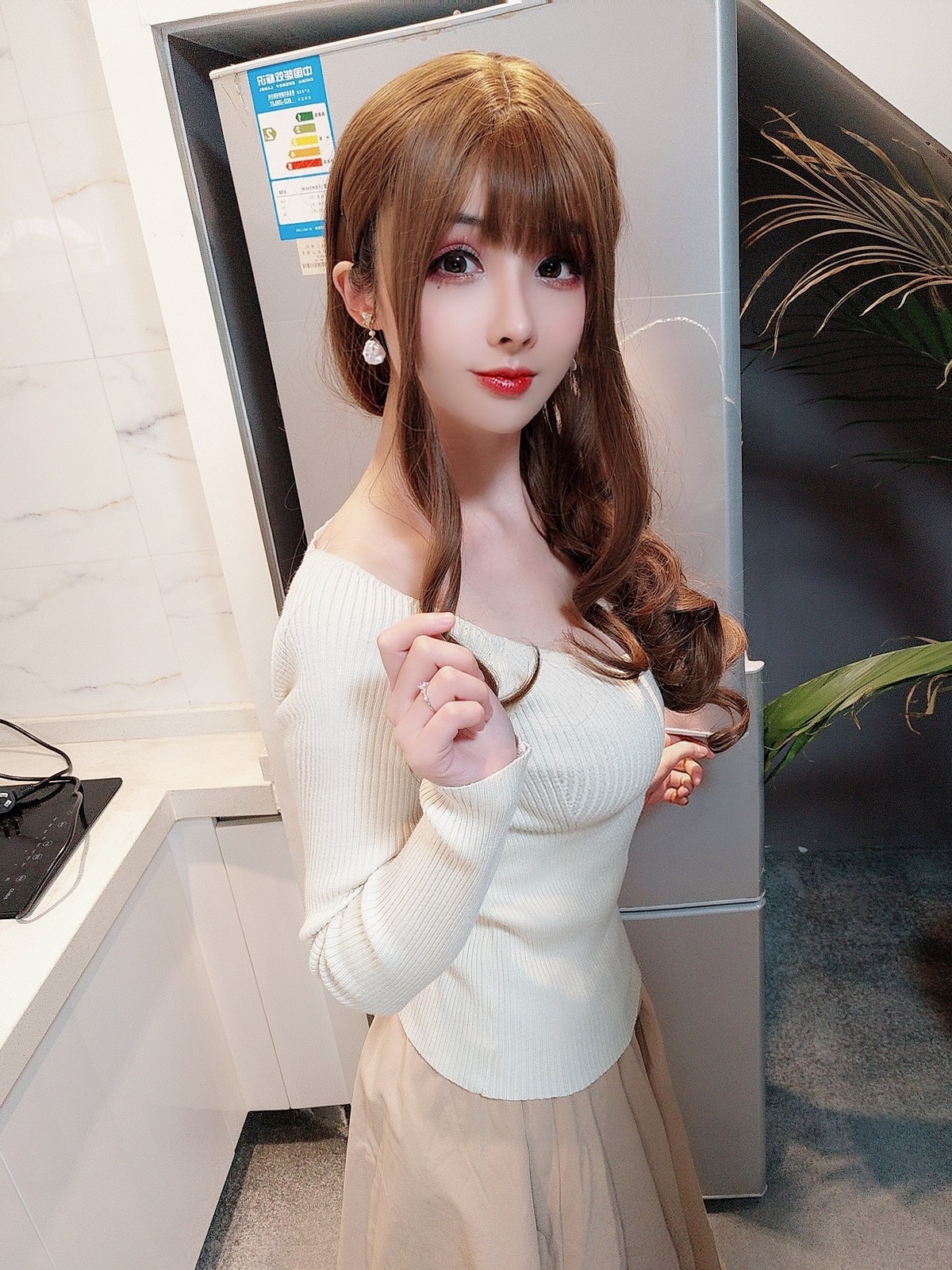 xgyw.top_网络美女rioko凉凉子睡着了主题私房床上性感灰色蕾丝内衣秀惹火身材诱惑写真45P